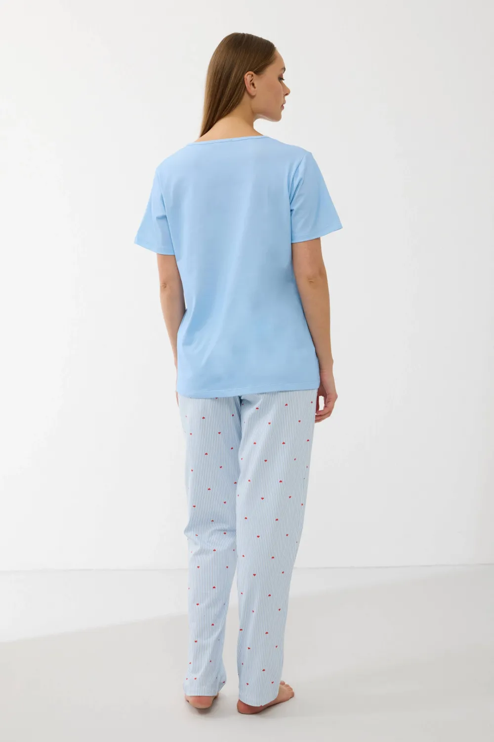 ieg™ Anıl 11733  Kadın T-Shirt Ve Pantalon Takım