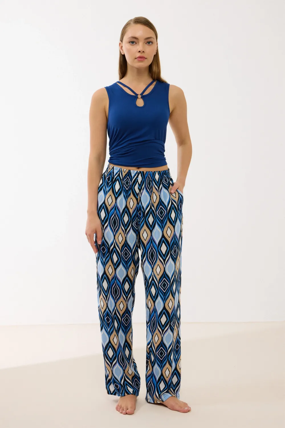ieg™ Anıl 11931 Kadın T-Shirt Ve Pantalon Takım
