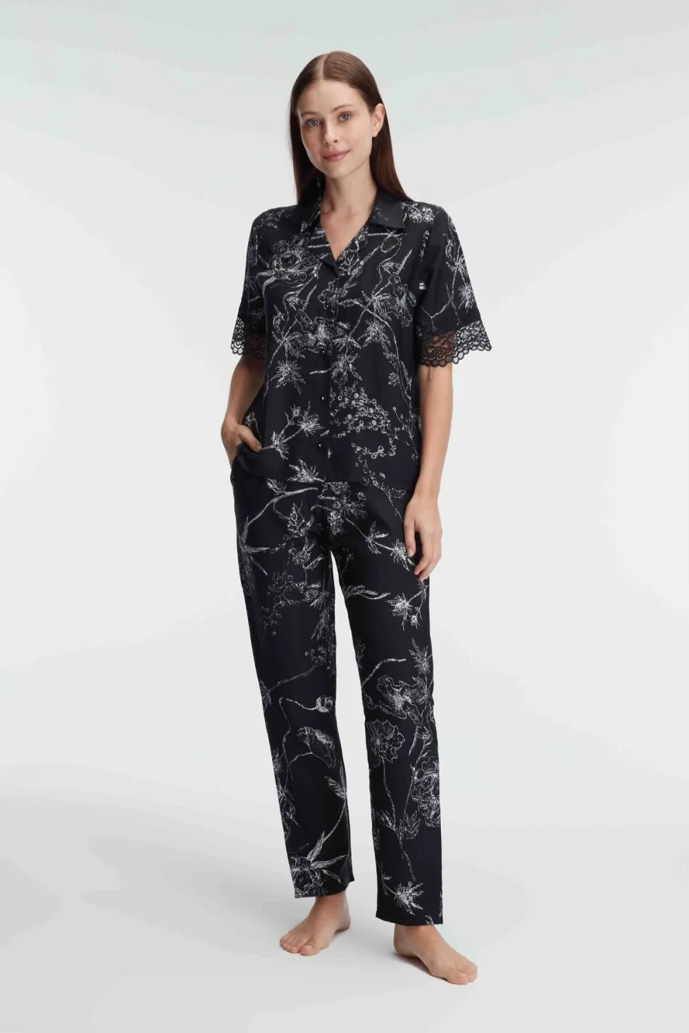 ieg™ Anıl 9895 Kadın T-Shirt Ve Pantalon Takım
