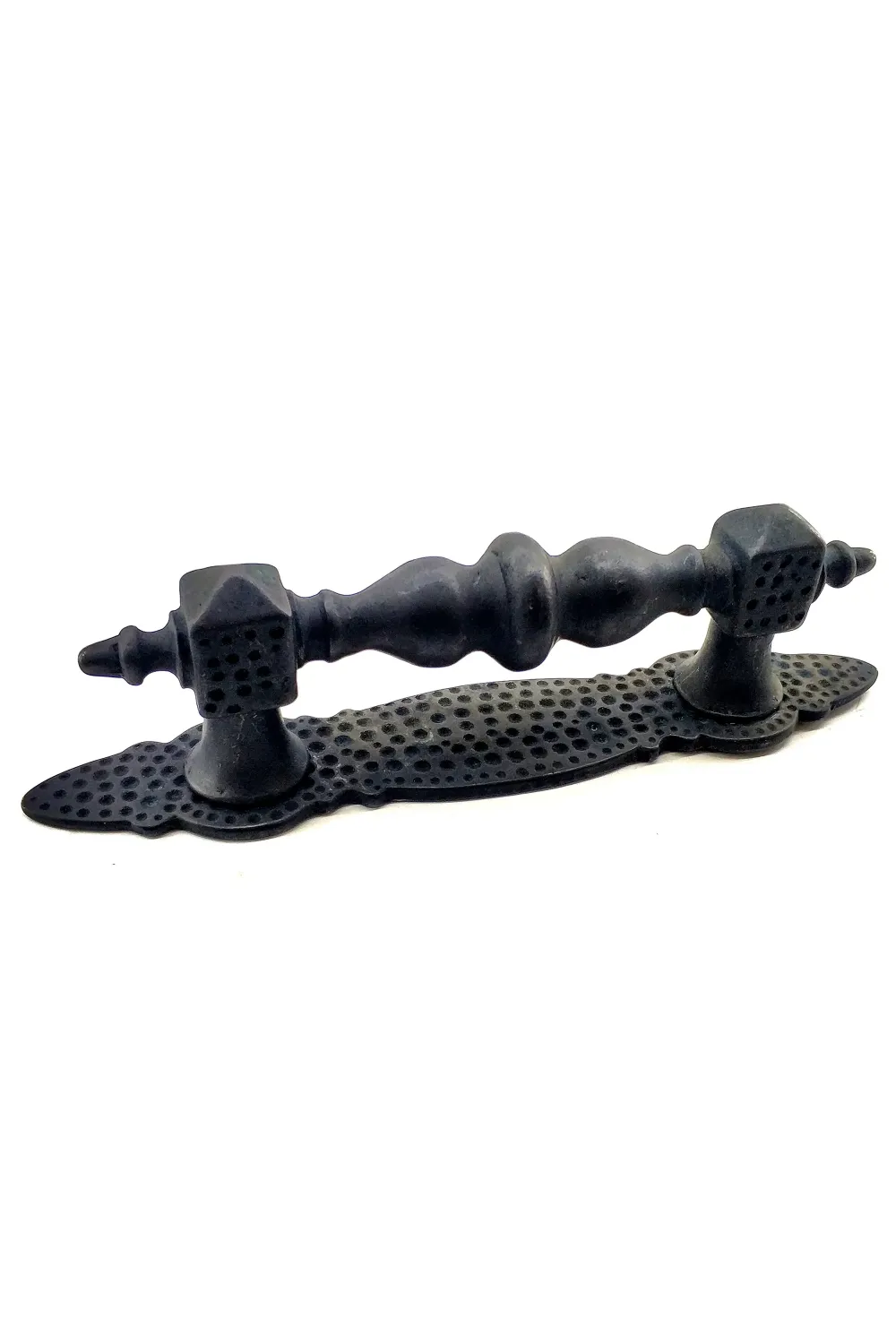 ieg™ Antika Tarz Dekoratif Pirinç Ağır Kapı Çekme Kolu - Küçük, 215x40 mm, Oksit