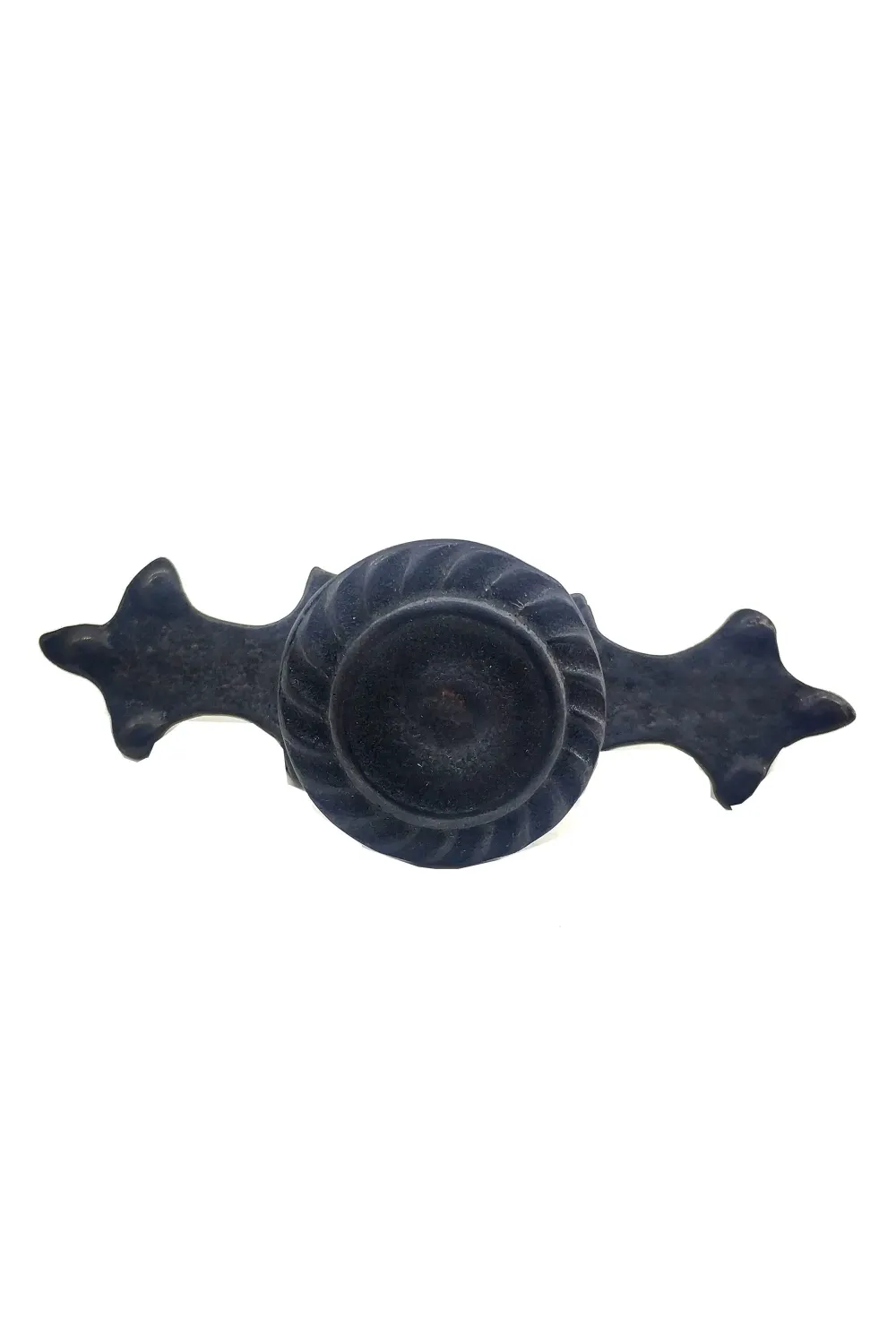 ieg™ Antika Tarz Dekoratif Pirinç Çizgili Düğme - 35x100 mm, Büyük, Oksit