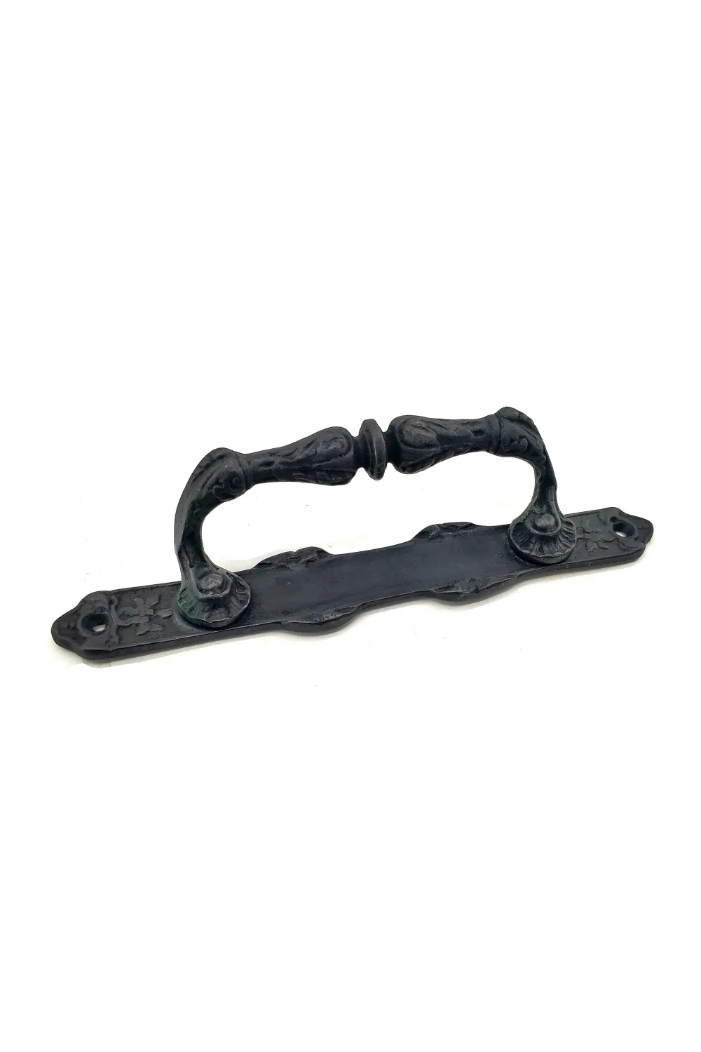 ieg™ Antika Tarz Dekoratif Pirinç Dar Yan Çekme Kapı Kolu - 225x37 mm, Oksit