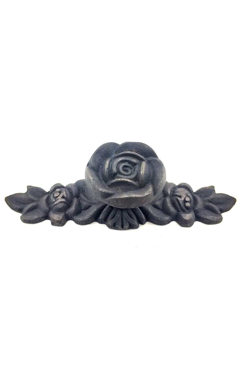 ieg™ Antika Tarz Dekoratif Pirinç Gül Düğme - 30x100 mm, Oksit