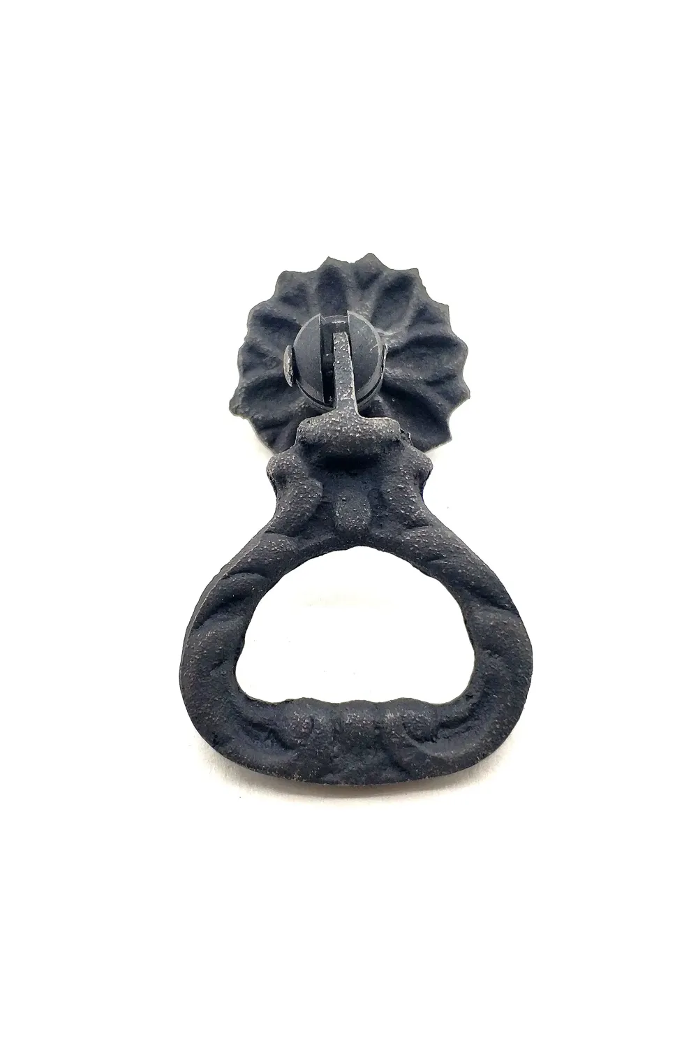 ieg™ Antika Tarz Dekoratif Pirinç Kalp Sarkaç Mobilya Kulbu - 25 mm, Oksit