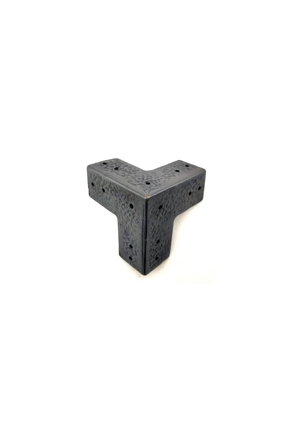 Antika Tarz Dekoratif Pirinç Köşe Gönye - 68x68 mm, Oksit