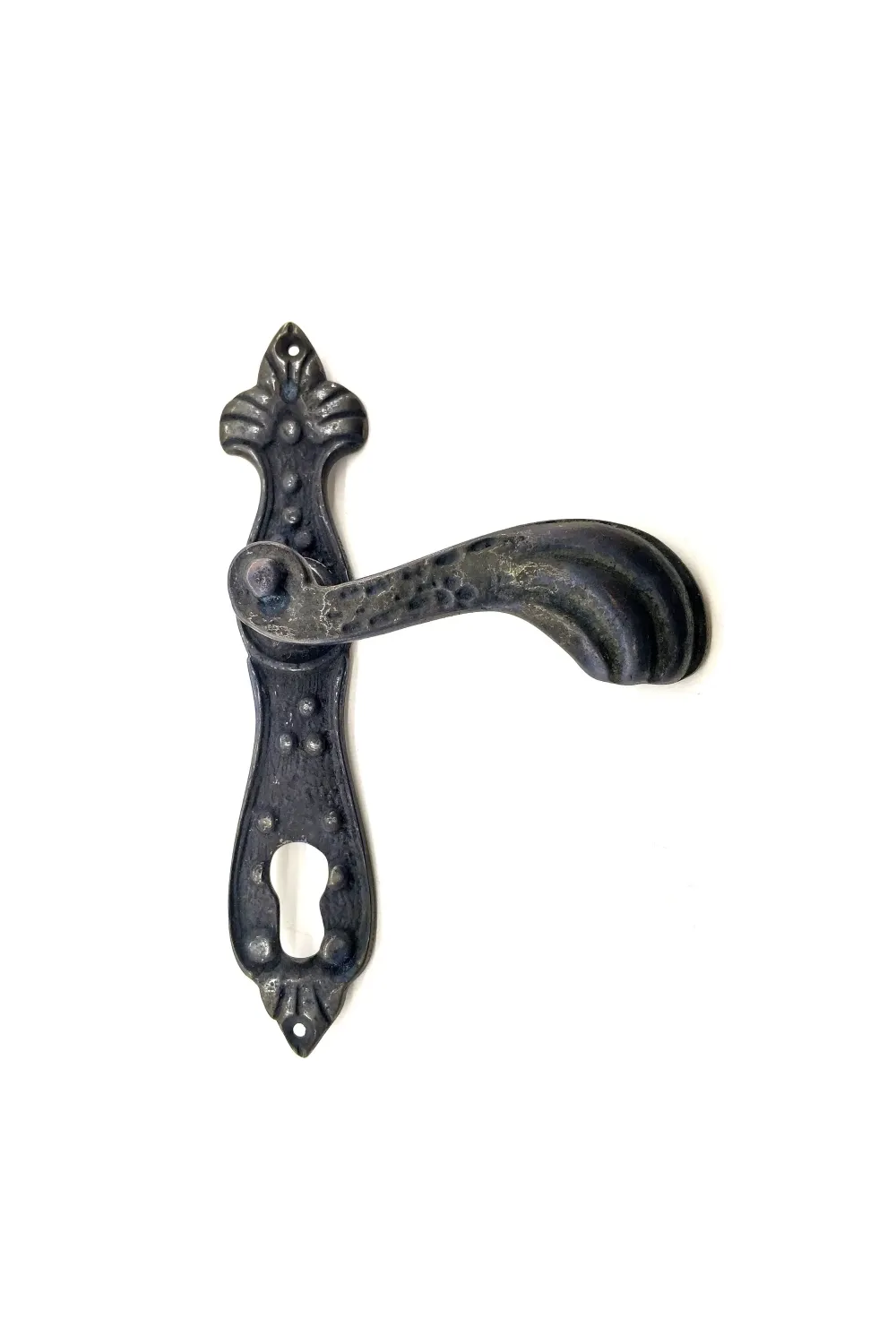 ieg™ Antika Tarz Dekoratif Pirinç Mevlana Banyo Kapı Kolu - 228x48 mm, Oksit