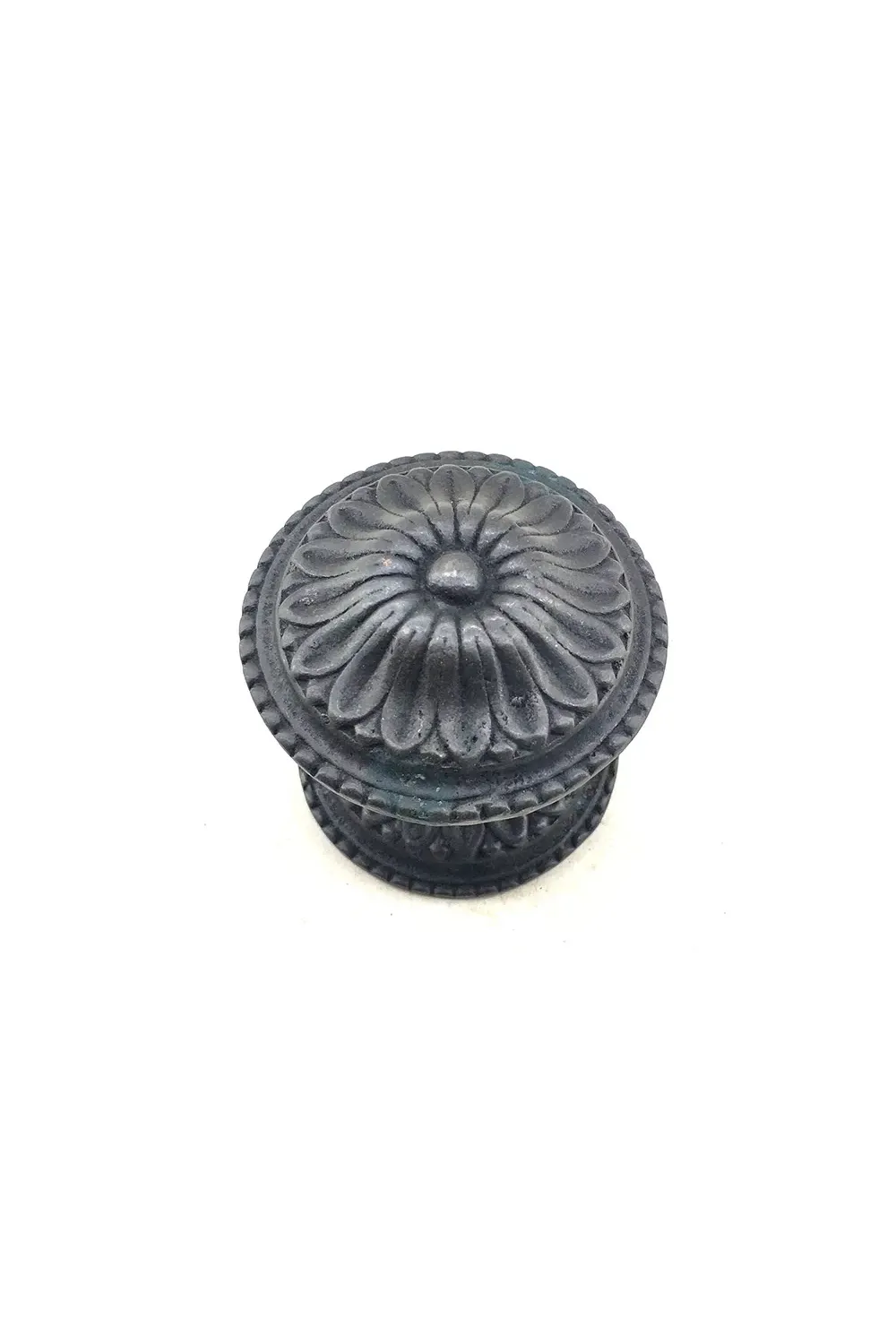ieg™ Antika Tarz Dekoratif Pirinç Papatya Kapı Babası - 73mm, Oksit
