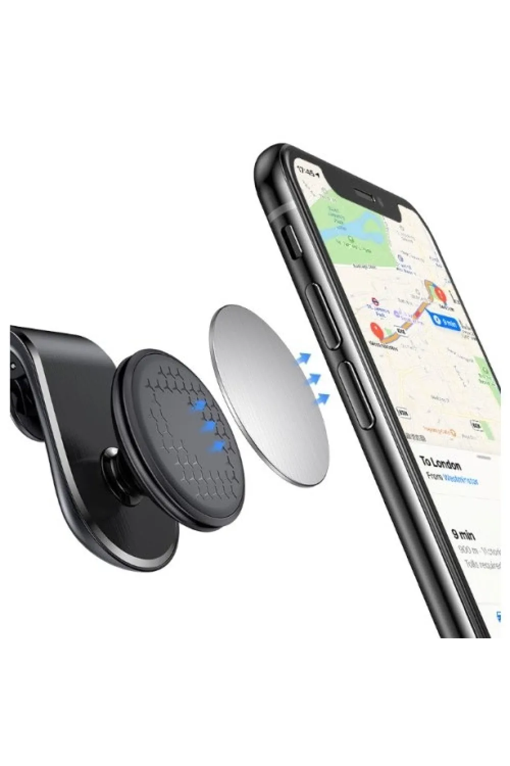 Araba Klimasına Takılan Mandallı 360 Mıknatıslı Telefon Tutucu