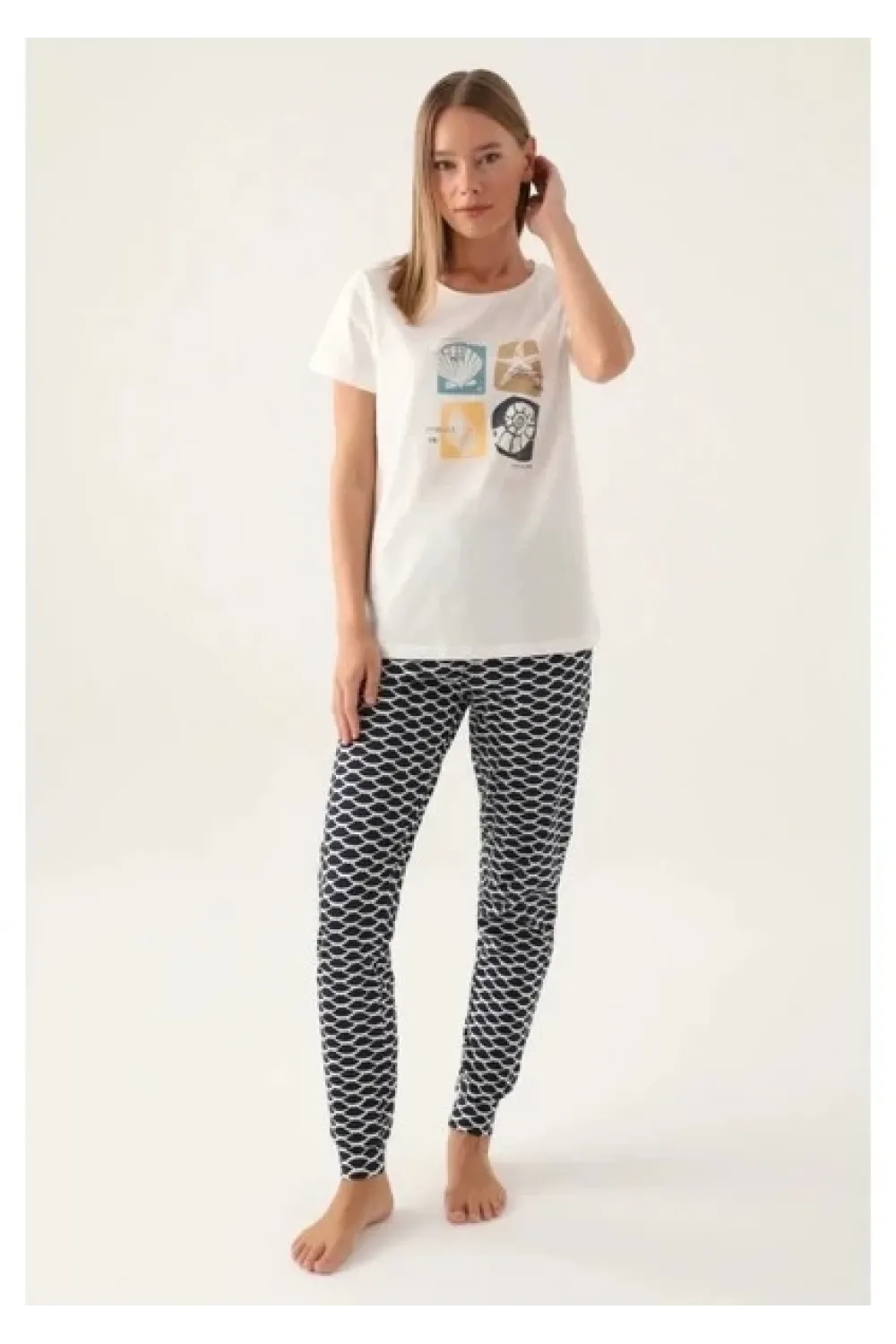 ieg™ Arnetta 2871-S  Kadın Kısa Kol Pijama Takımı