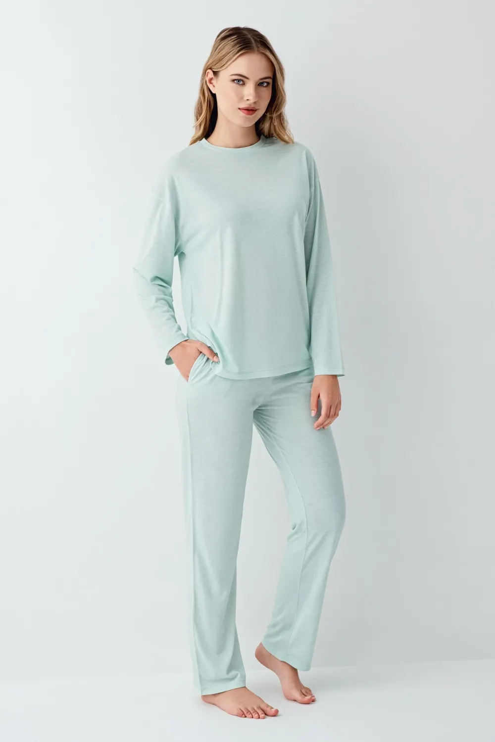 ieg™ Arnetta 3407-S Kadın Uzun Kol Pijama Takım