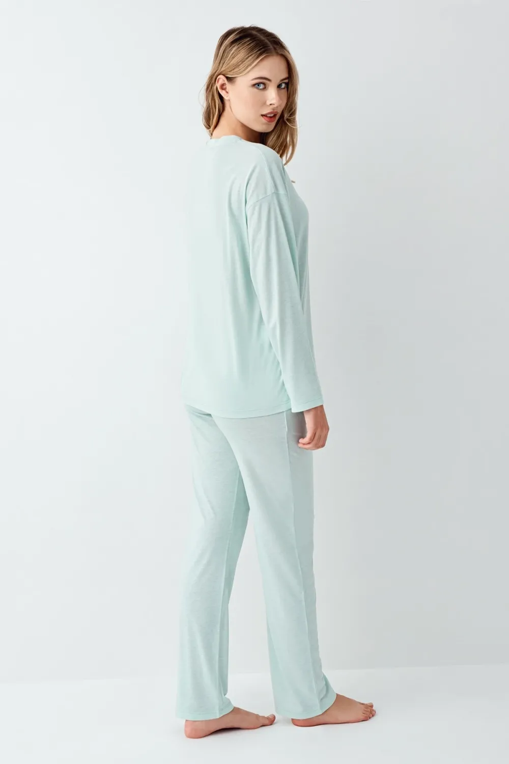 ieg™ Arnetta 3407-S Kadın Uzun Kol Pijama Takım