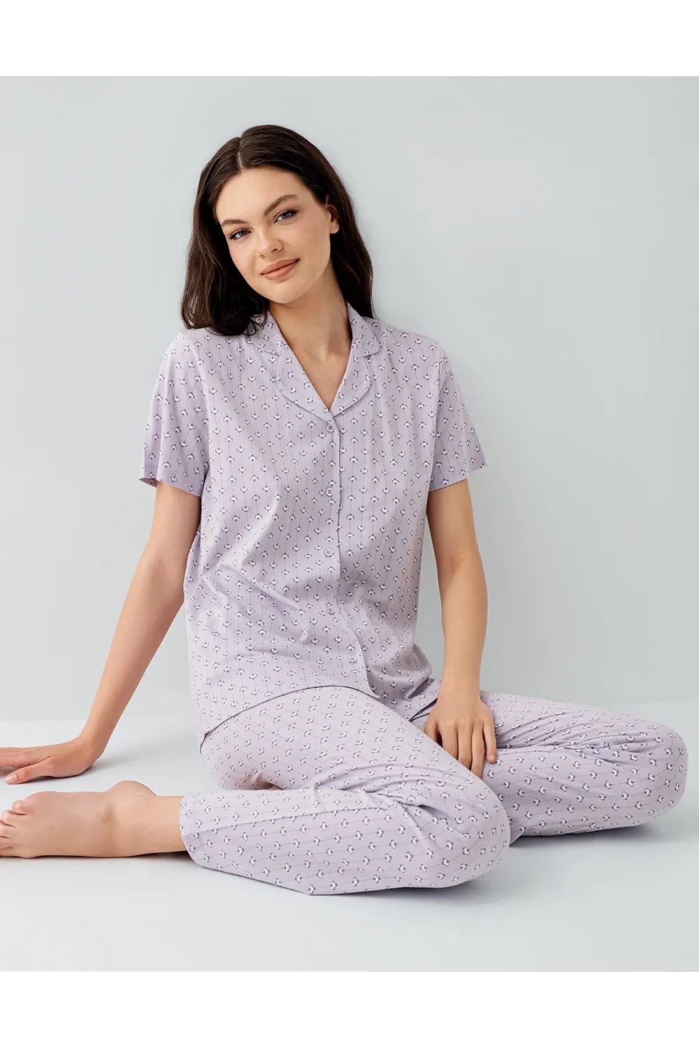 ieg™ Arnetta 3552-S Kadın Gömlek Pijama Takım