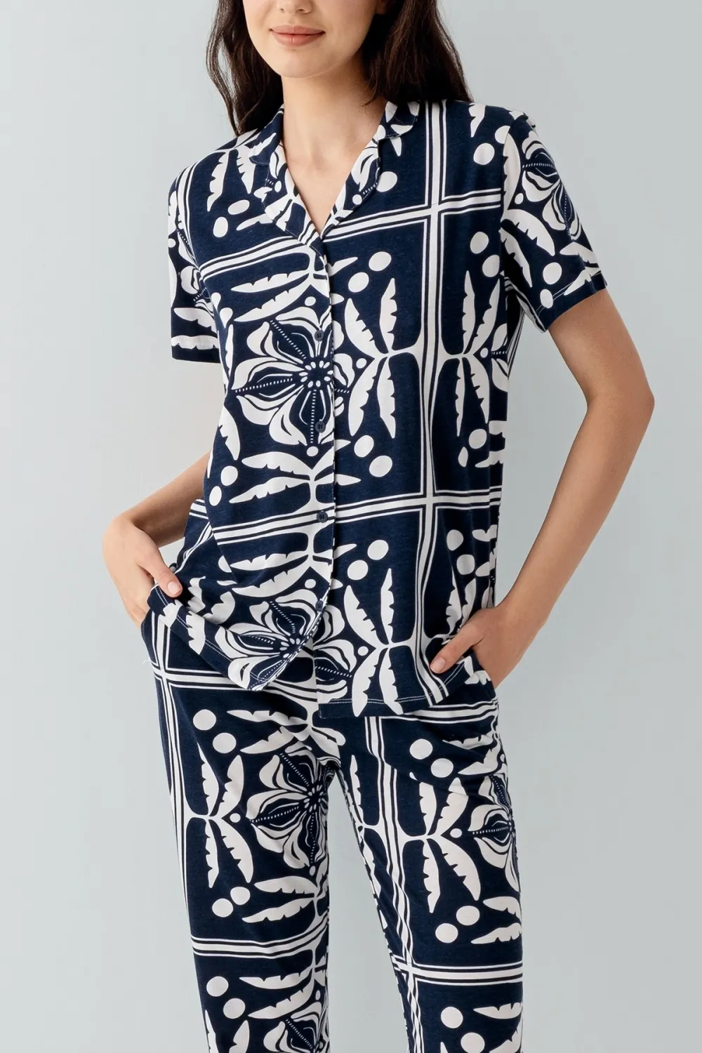 ieg™ Arnetta 3567-S Kadın Gömlek Pijama Takım