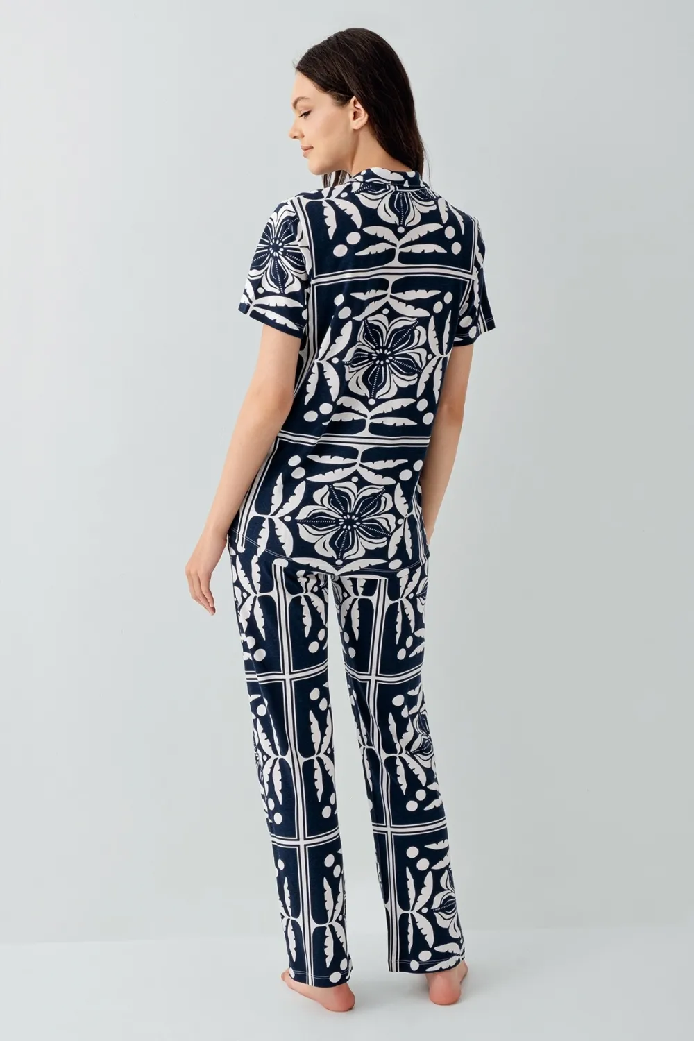ieg™ Arnetta 3567-S Kadın Gömlek Pijama Takım
