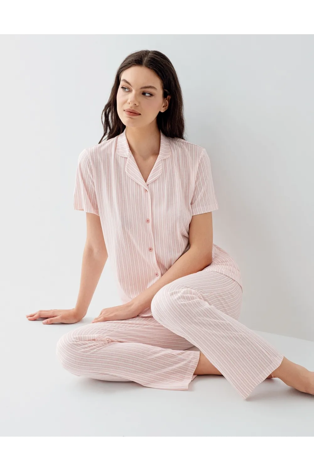 ieg™ Arnetta 3594-S Kadın Gömlek Pijama Takım
