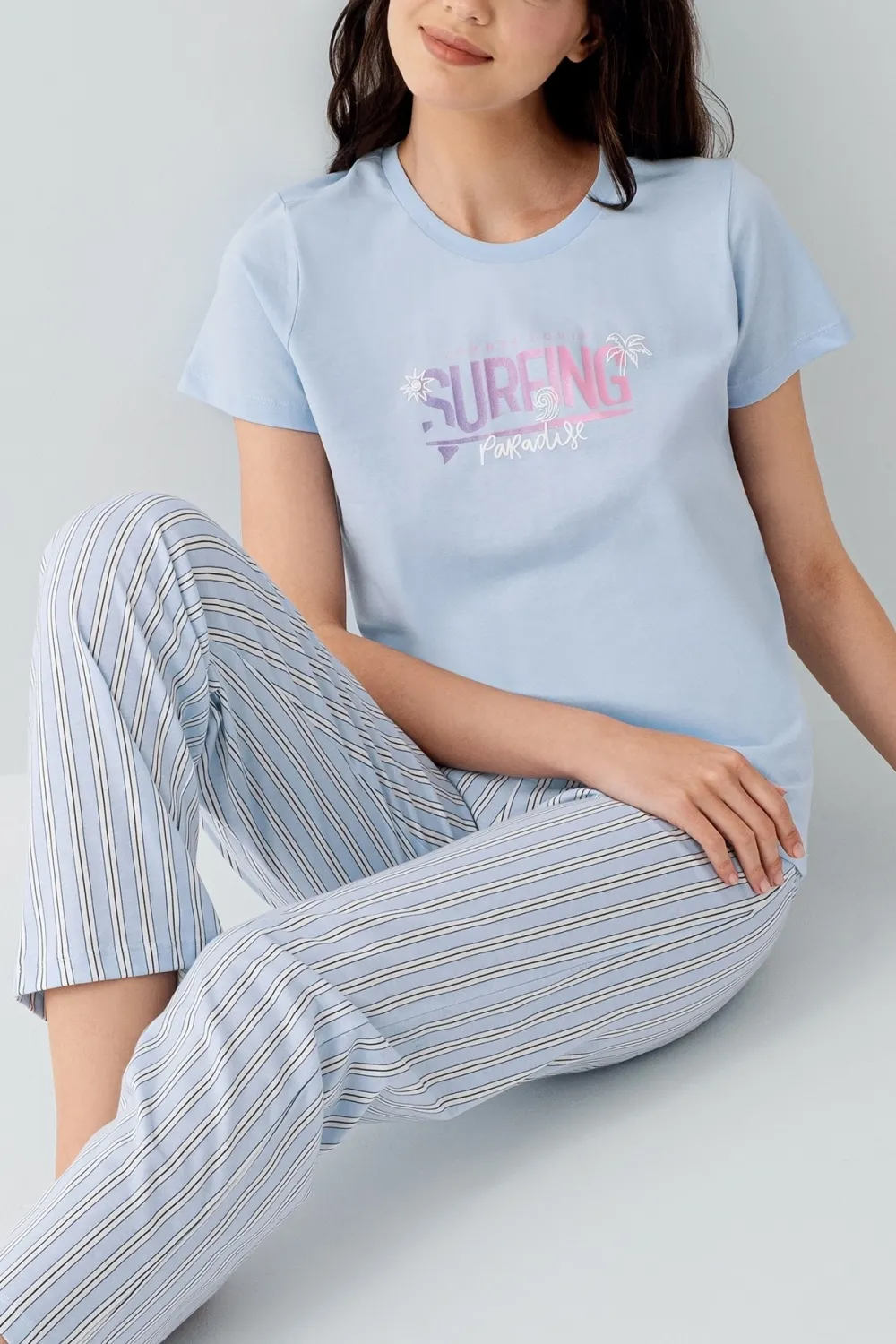 ieg™ Arnetta 3598-S Kısa Kol Pijama Takımı