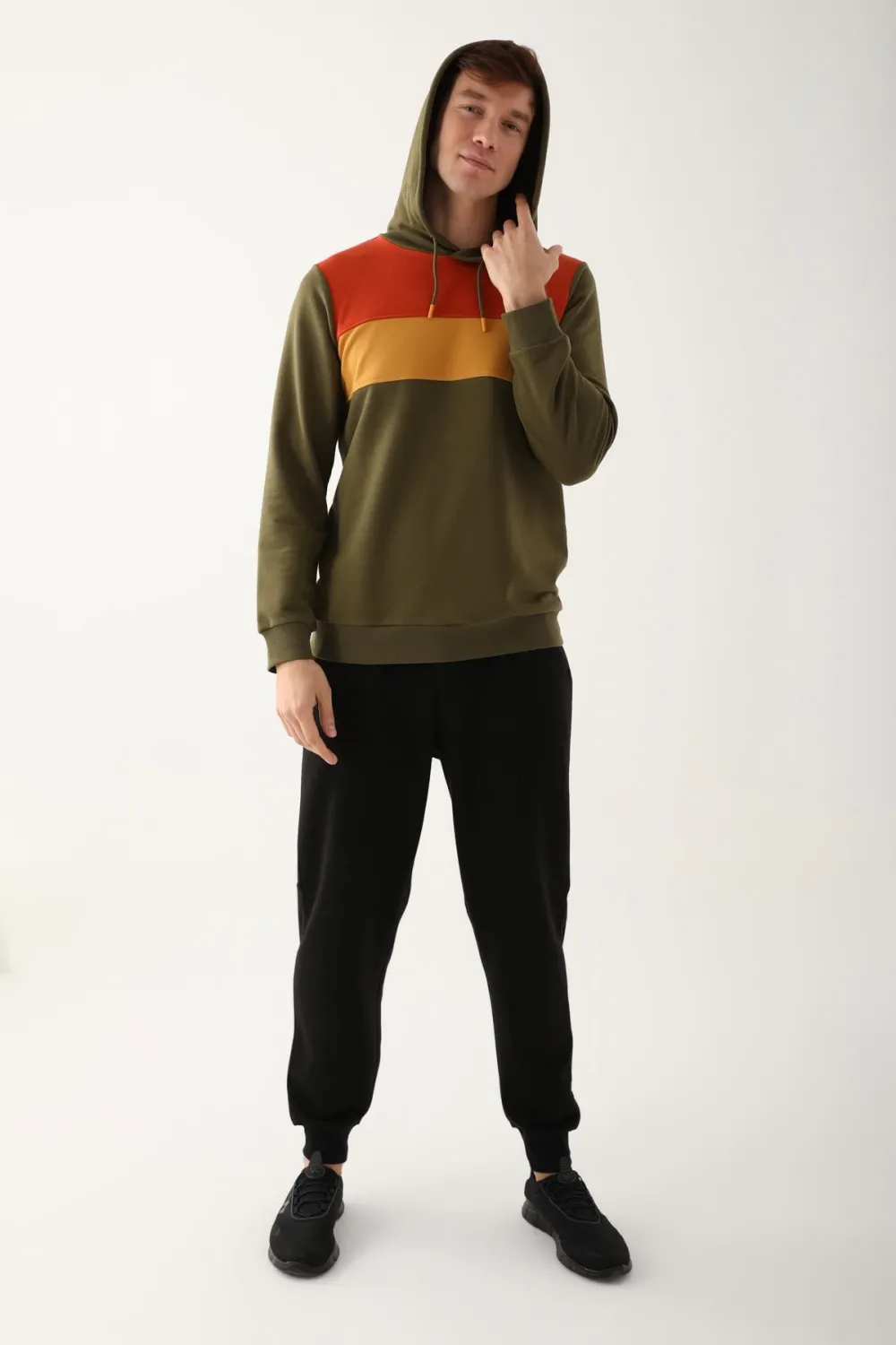 ieg™ Arnetta AR2785-S Erkek Uzun Kol Kapüşonlu Pijama Takımı