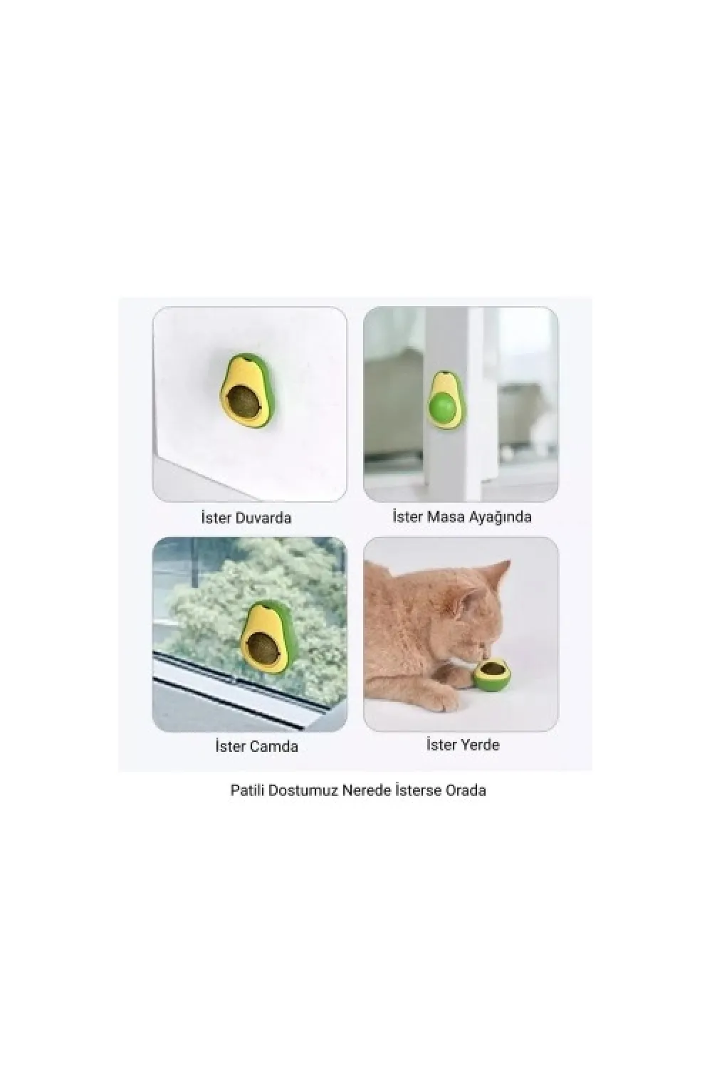 Avokado Kedi Nanesi Cat Mint Oyun Topu