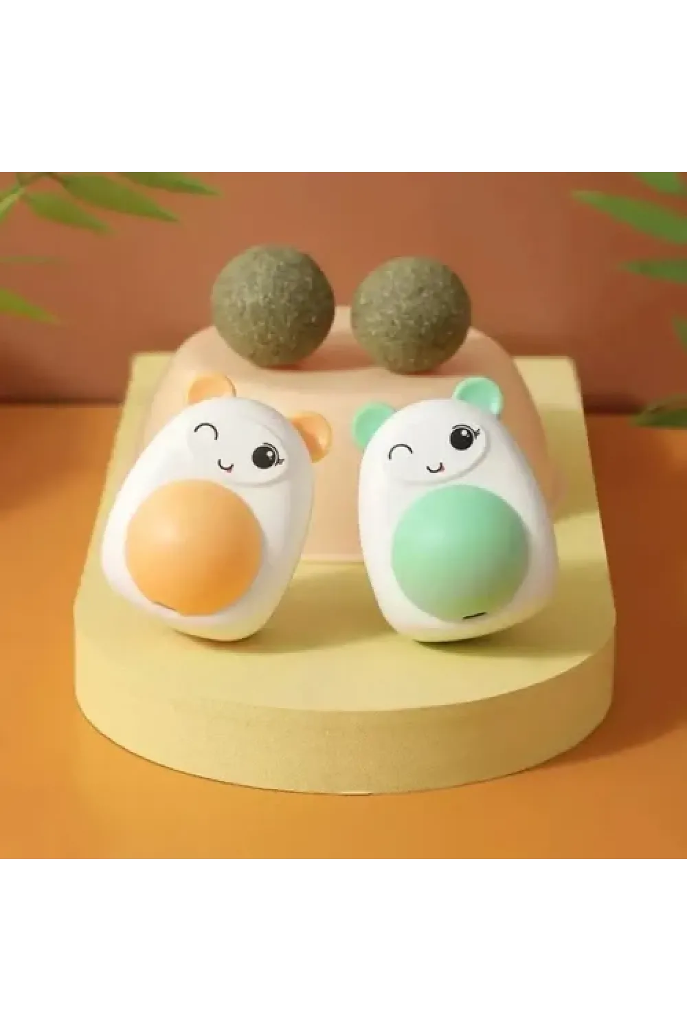 Ayıcıklı Kedi Otu Yalama Topu