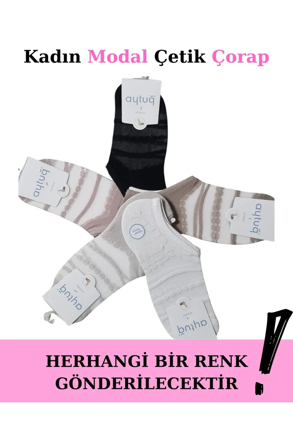 ieg™ Aytuğ 33360 Kadın Modal Çetik Çorap