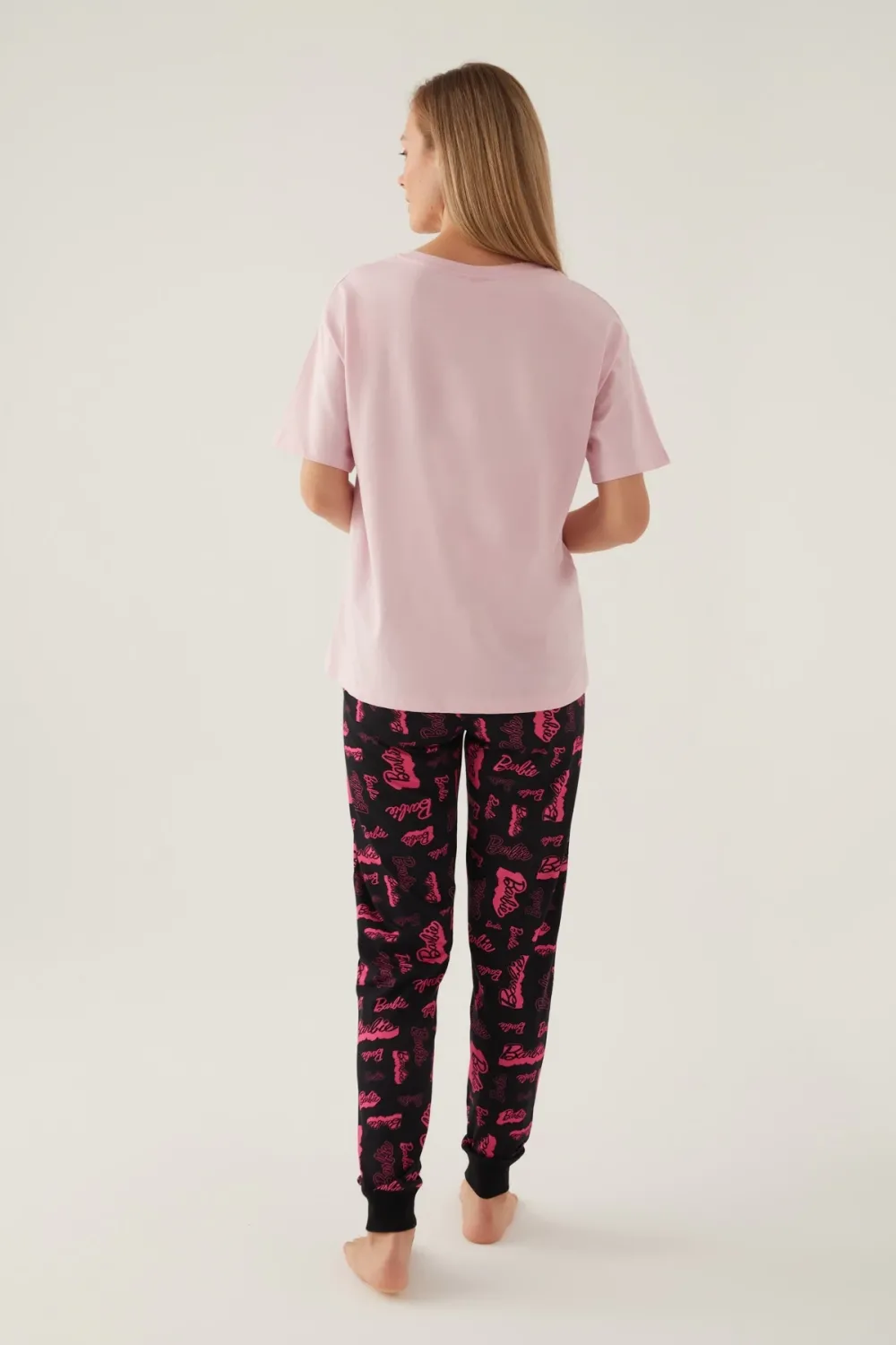 ieg™ Barbie L1704-S Kadın Kısa Kol Pijama Takımı