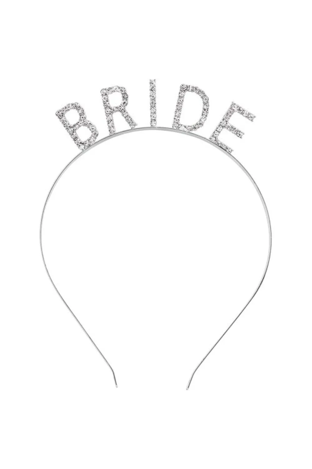 Bekarlığa Veda Bride Tacı Gümüş Renk