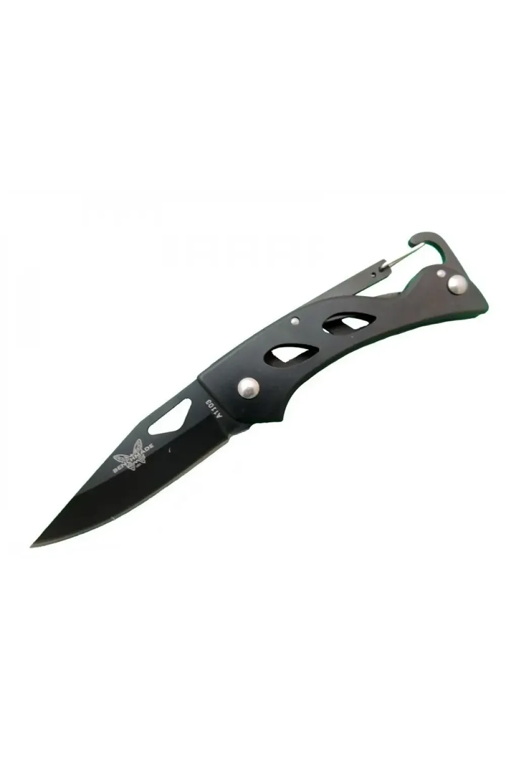ieg™ Benchmade A1103B Siyah Kamp Çakı 15 cm - Kancalı Metal Saplı