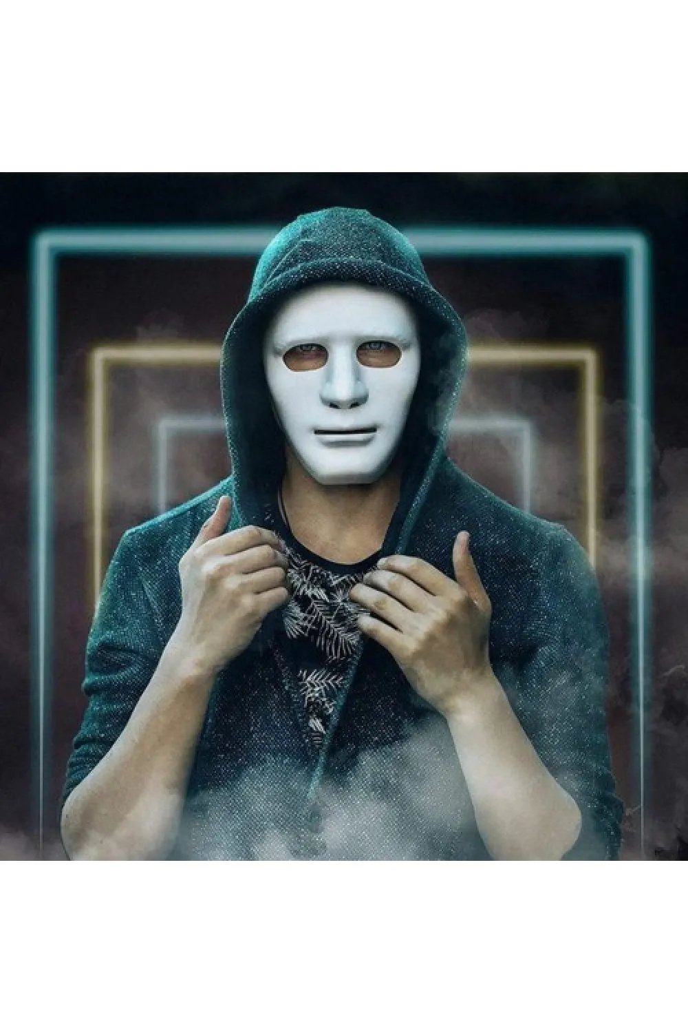 Beyaz Jabbawockeez Maskesi