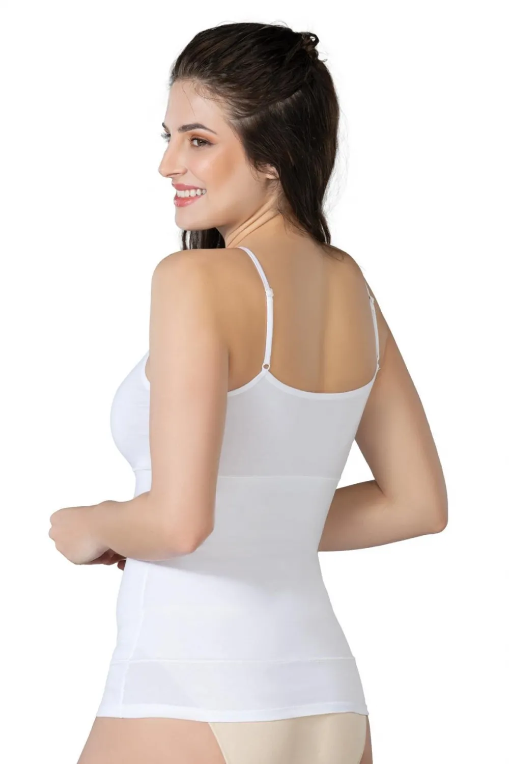 Beyaz MI  1402 Modal Cotton Emzirme Atlet Korse