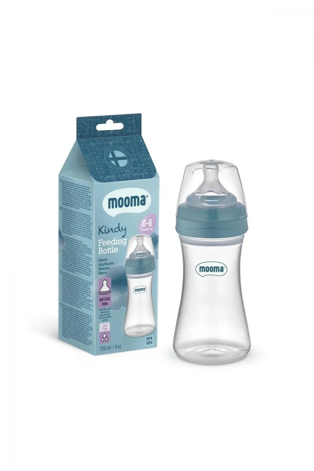 ieg™ Biberon Anti Kolik Biberon 250 Ml Kapaklı Biberon 0 - 6 Ay (yavaş Akış)