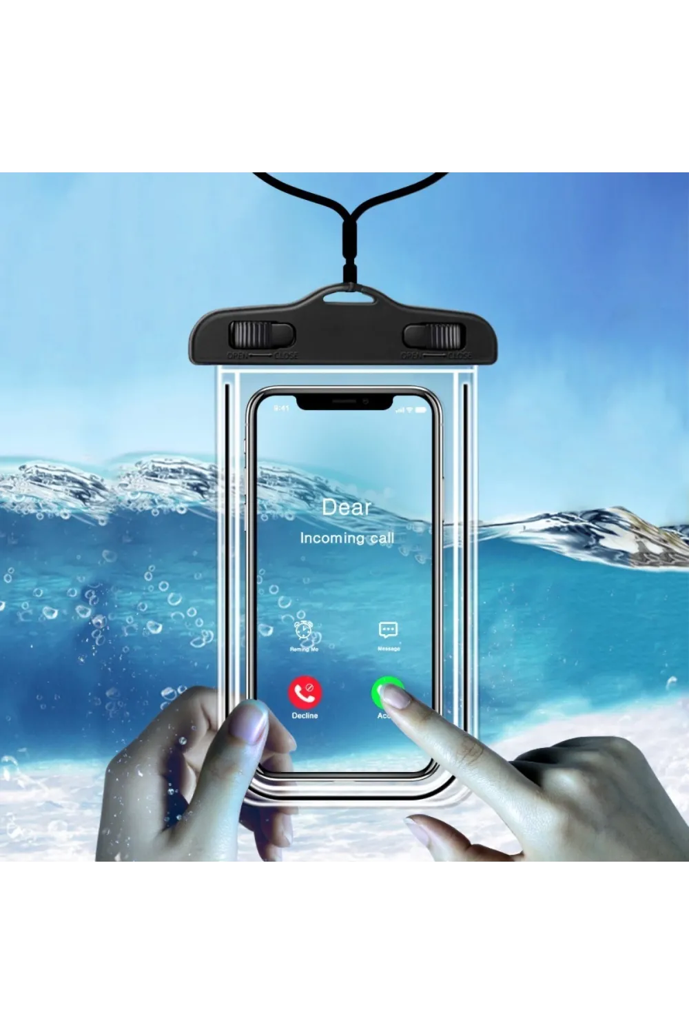 Bisiklete Takılan Su ve Yağmur Gerirmez Telefon Kılıfı Universal