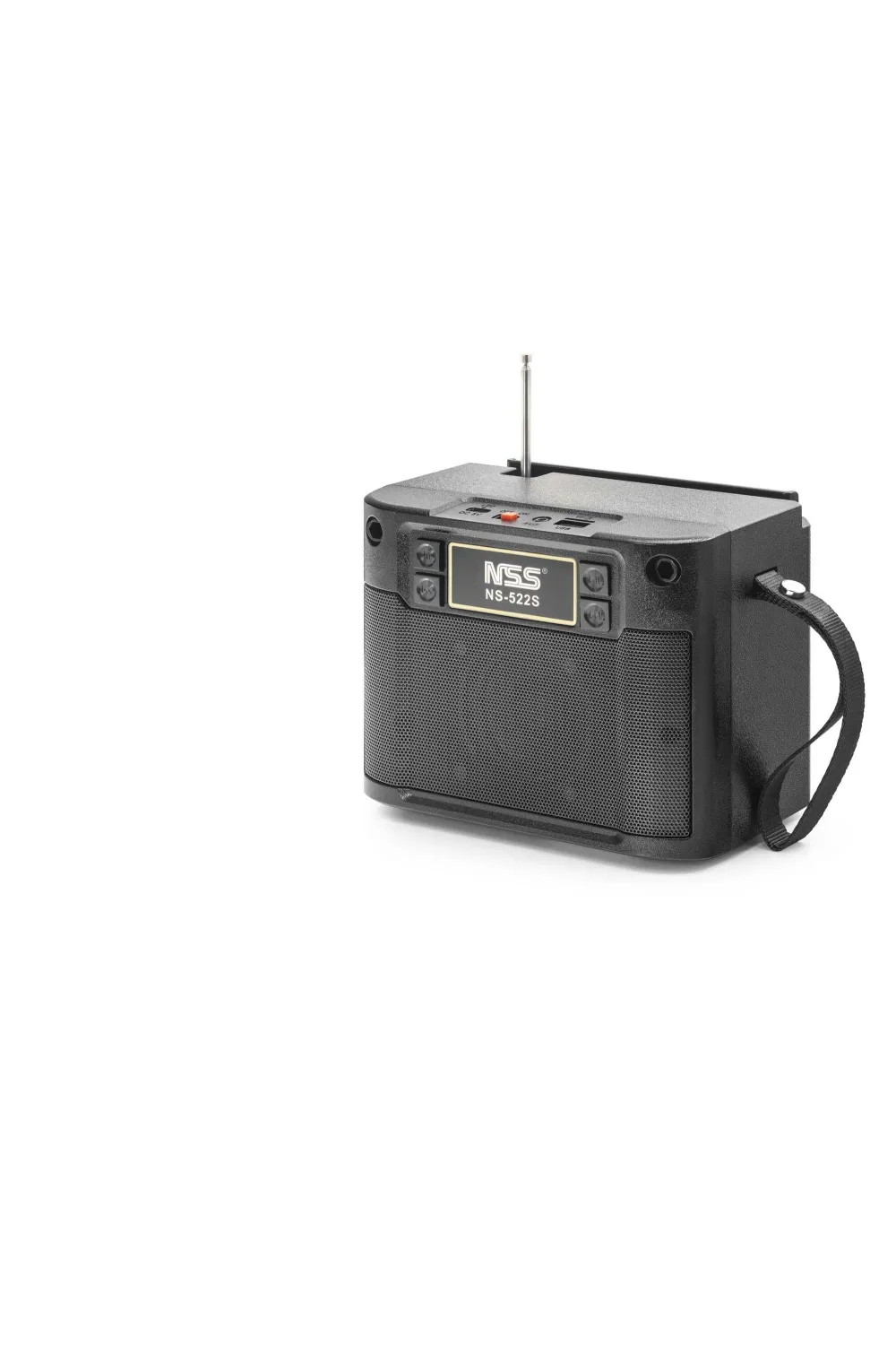 Bluetooth Fm Radyo Tws Usb Tf Aux Solar Şarjli Taşinabilir Kamp Hoparlör - Si̇yah NS522S