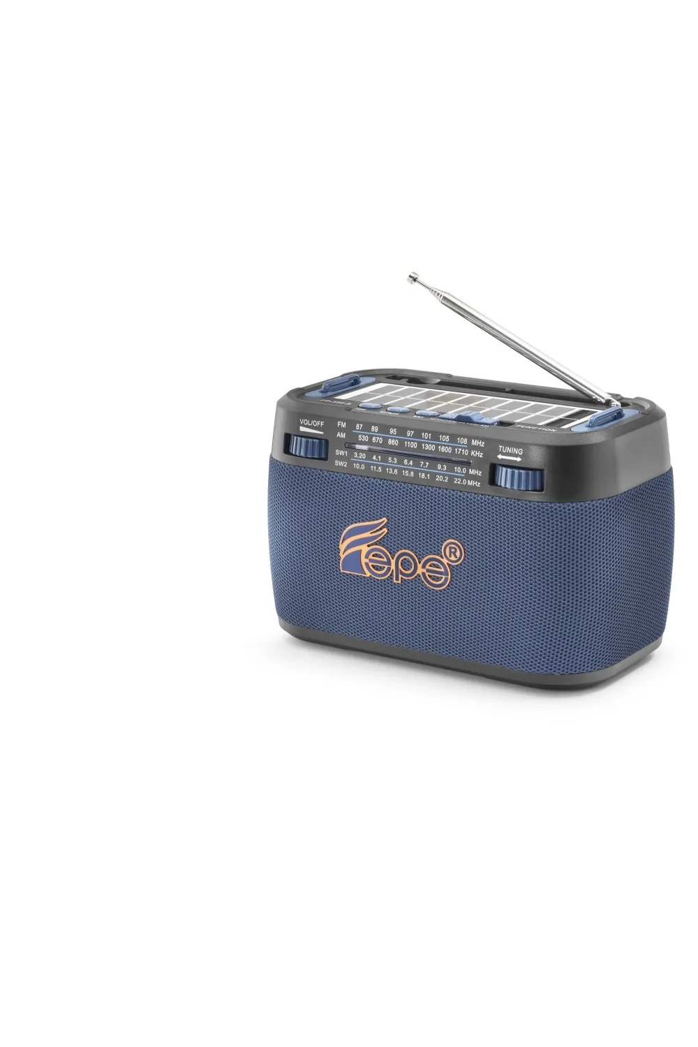 Bluetooth Fm Radyo Usb Tf Aux Solar Şarjli Taşinabi̇li̇r Kamp Hoparlör FP395S