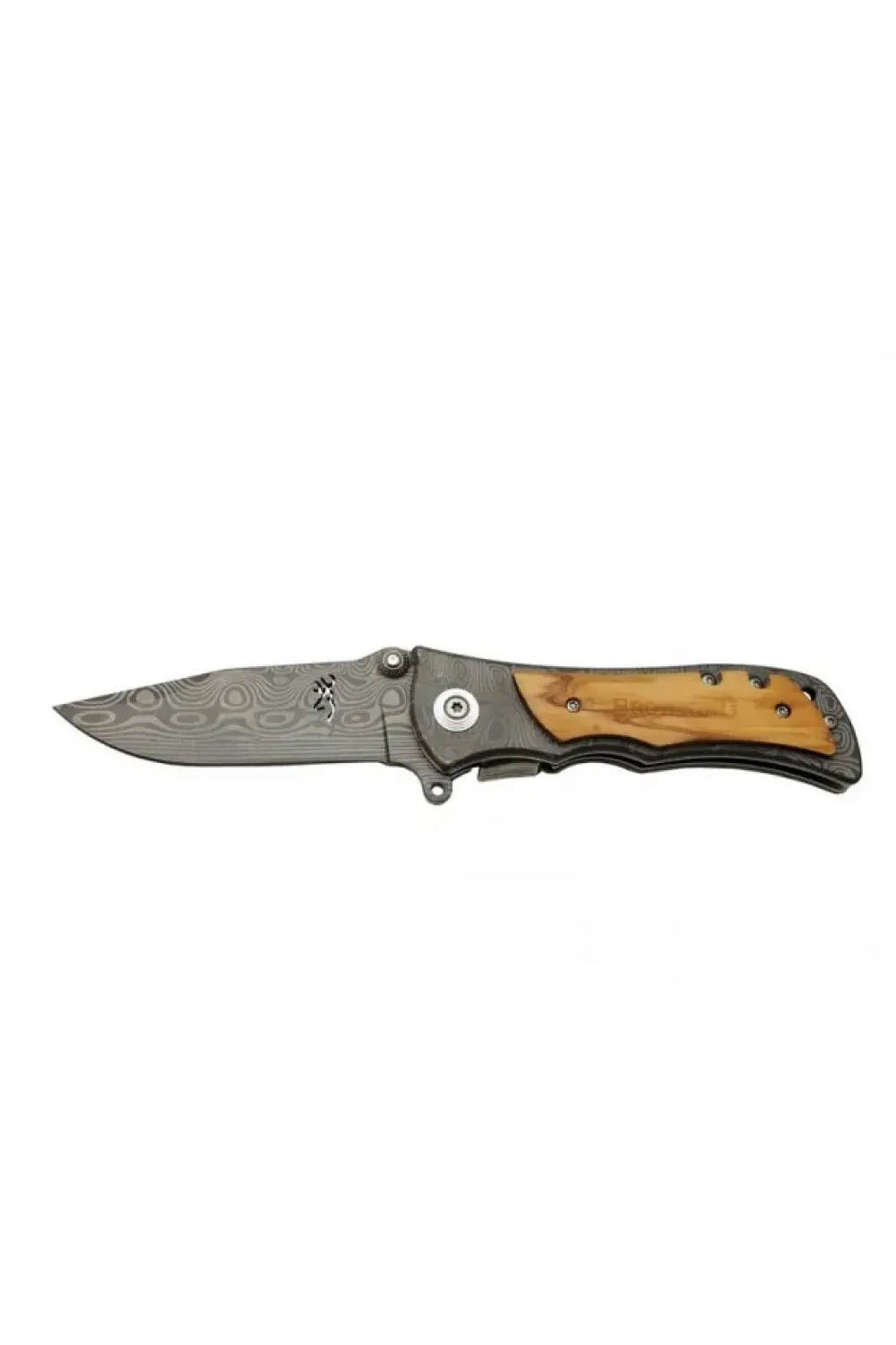 ieg™ Browning 2-32 Damascus Çakı 20 cm Manuel, Kemerlikli