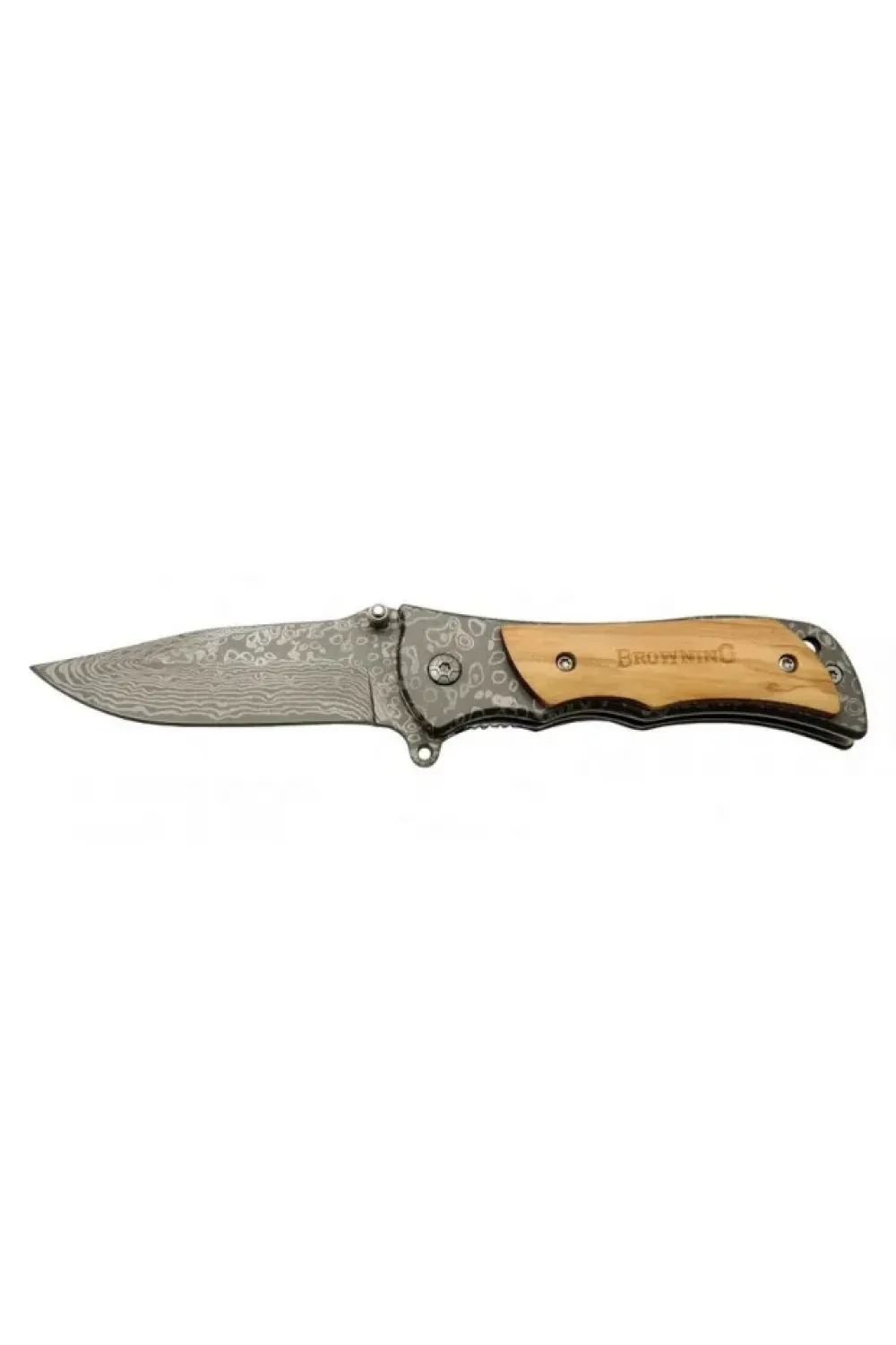 ieg™ Browning 2-35 Çakı Mini Damascus 16 cm Manuel, Kemerlikli