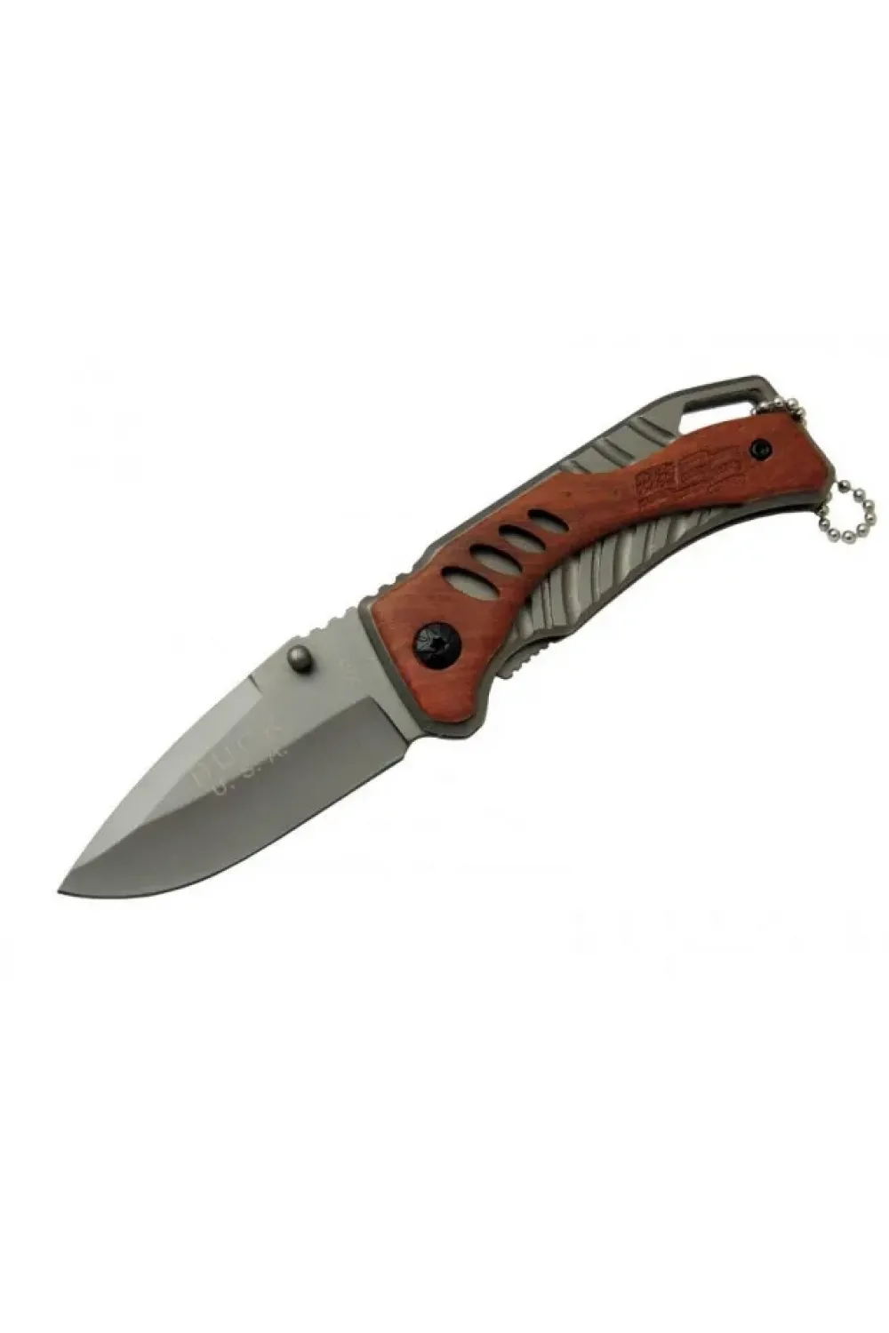 ieg™ Buck X61 Ahşap Çakı 15,5 cm Manuel, Kemerlikli