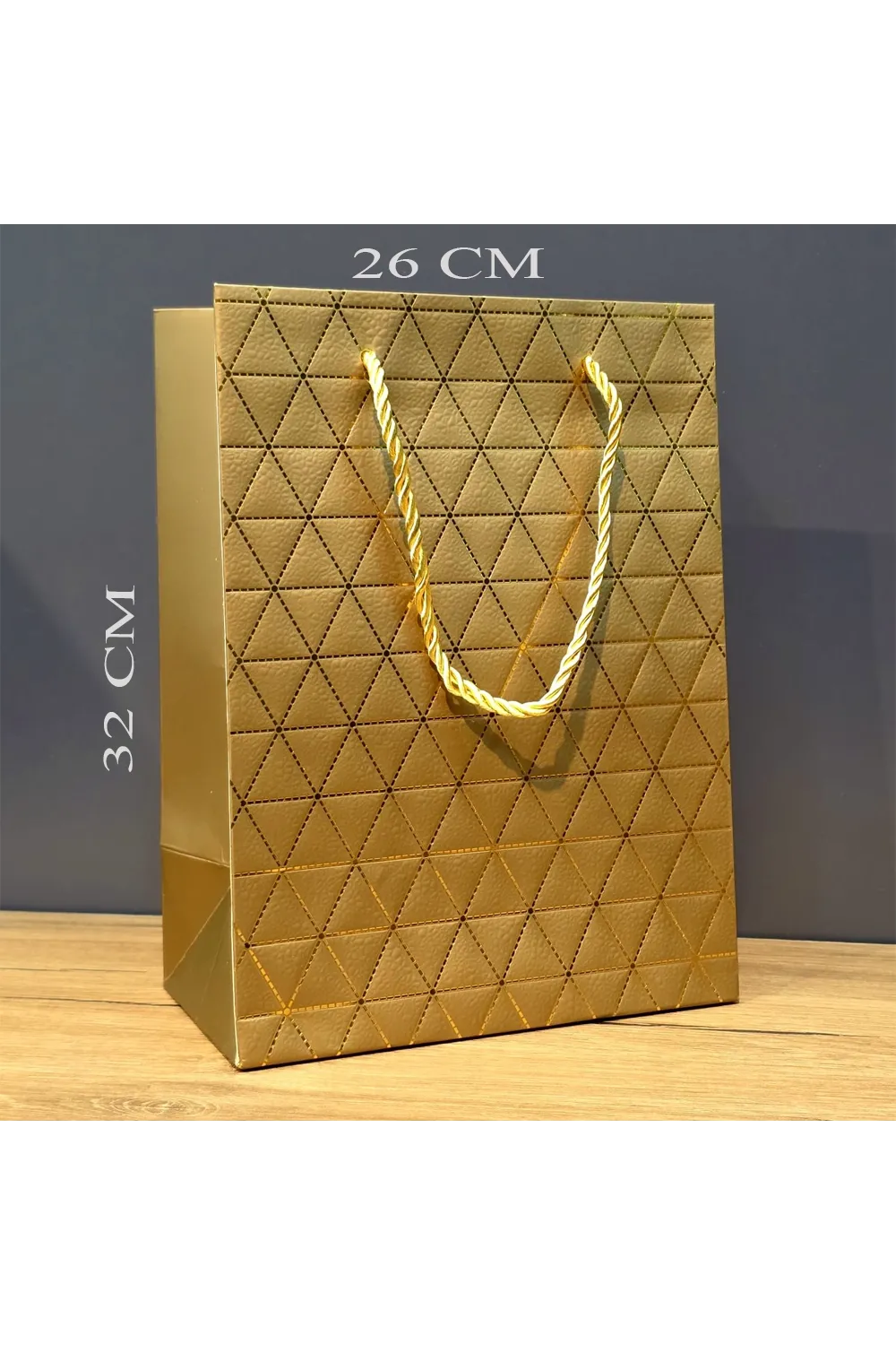 Büyük Boy Gold Hediye Çantası