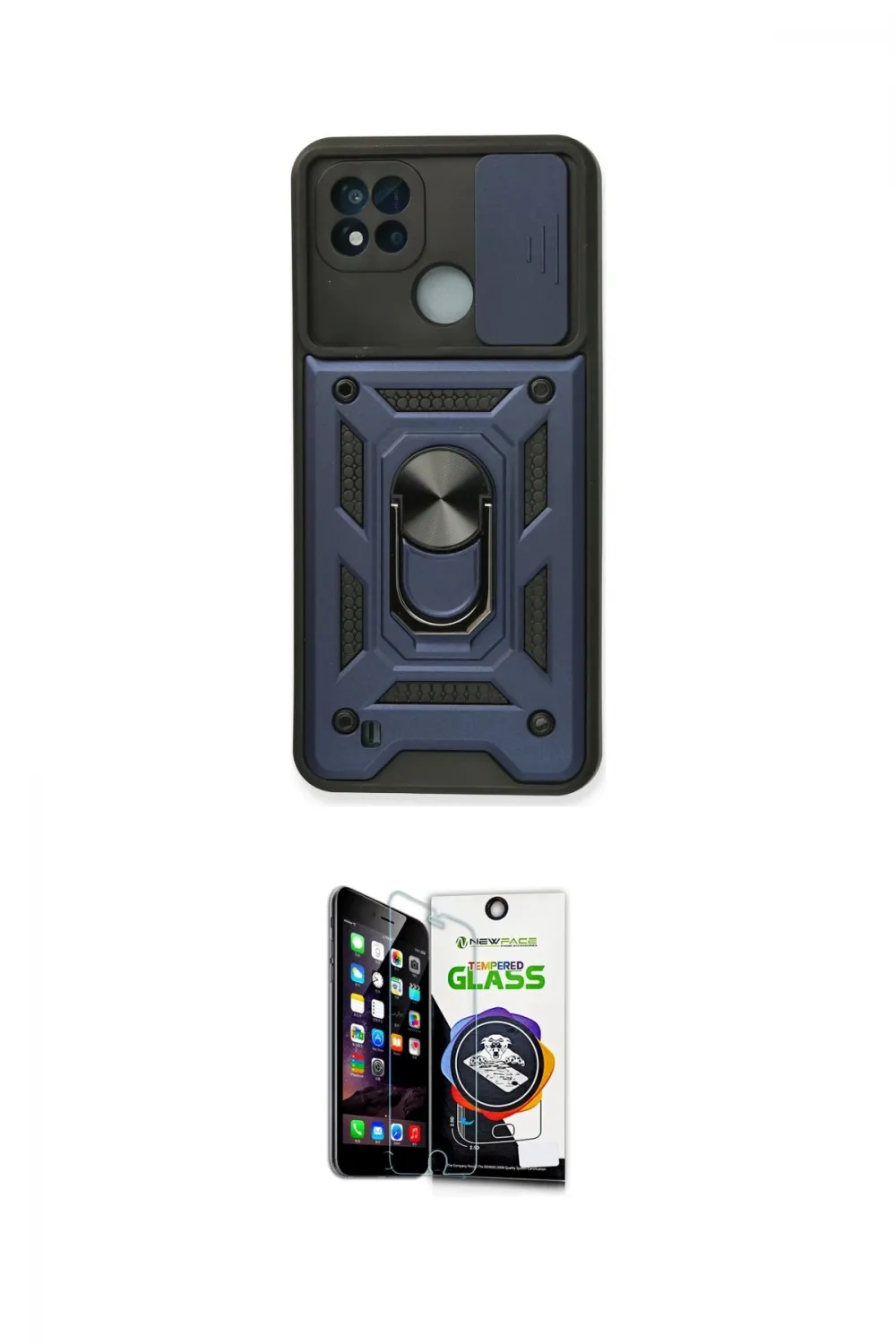 ieg™ C11 2021 Kılıf Ahenk Klasik - Şeffaf Temperli Cam Ekran Koruyucu