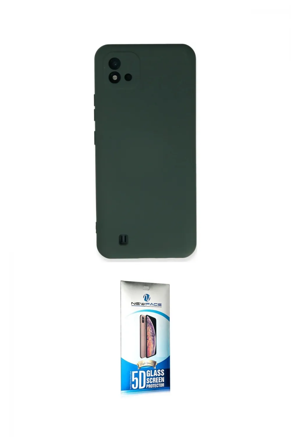 ieg™ C11 2021 Kılıf Ahenk Serisi - Siyah 5D Eko Cam Ekran Koruyucu