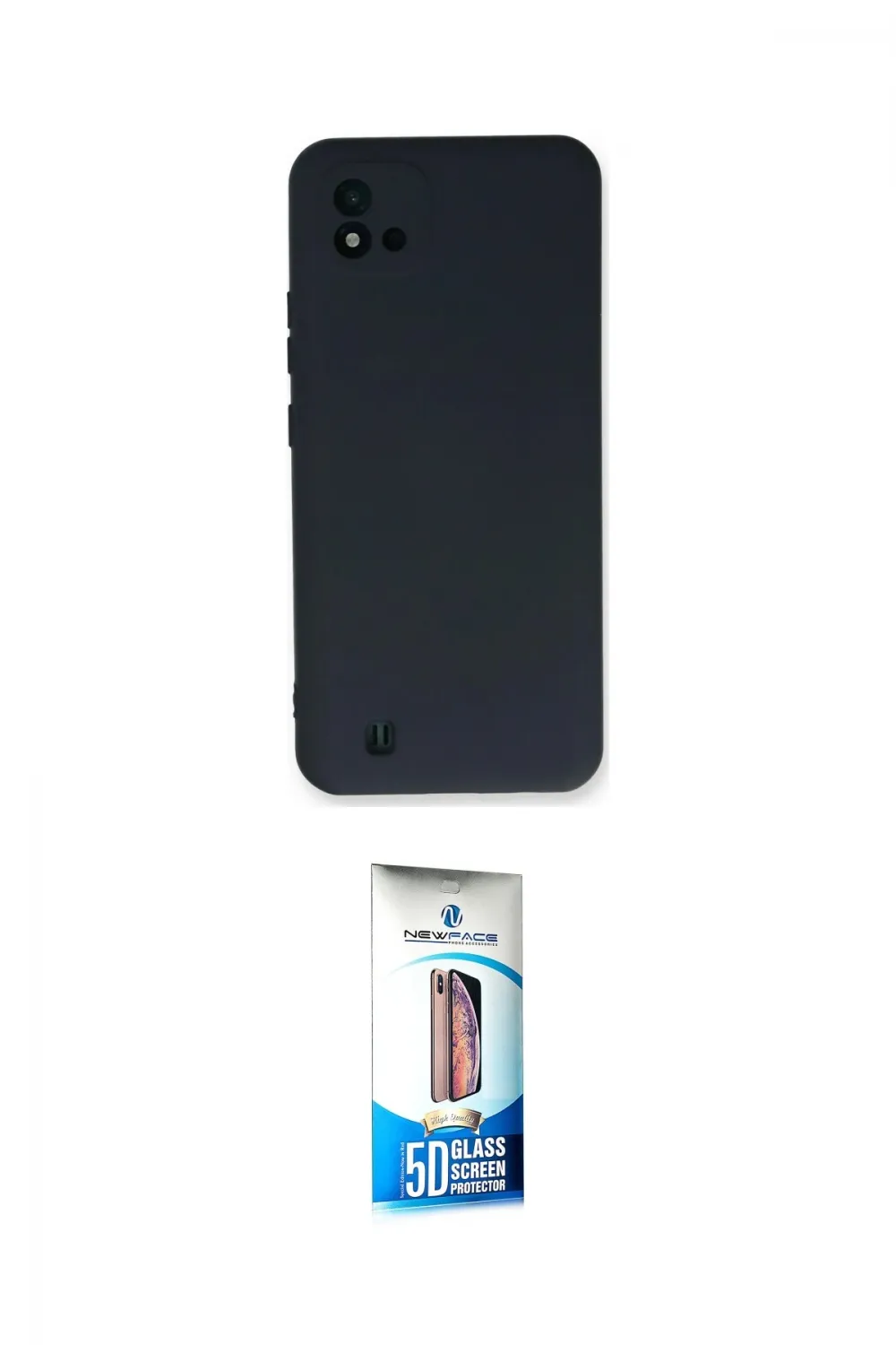 ieg™ C11 2021 Kılıf Ahenk Serisi - Siyah 5D Eko Cam Ekran Koruyucu