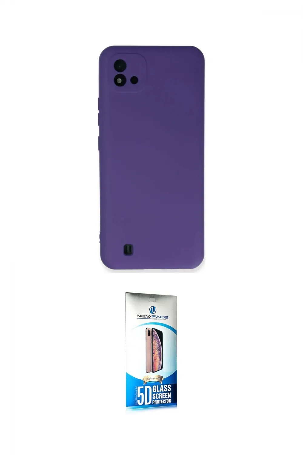 ieg™ C11 2021 Kılıf Ahenk Serisi - Siyah 5D Eko Cam Ekran Koruyucu