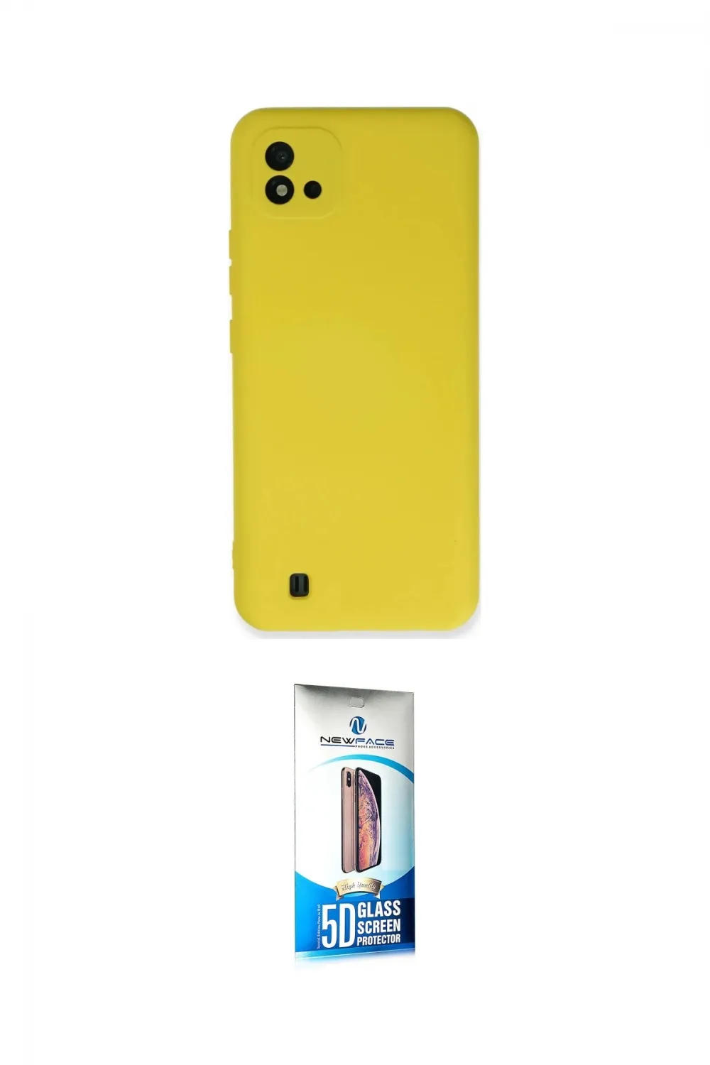 ieg™ C11 2021 Kılıf Ahenk Serisi - Siyah 5D Eko Cam Ekran Koruyucu