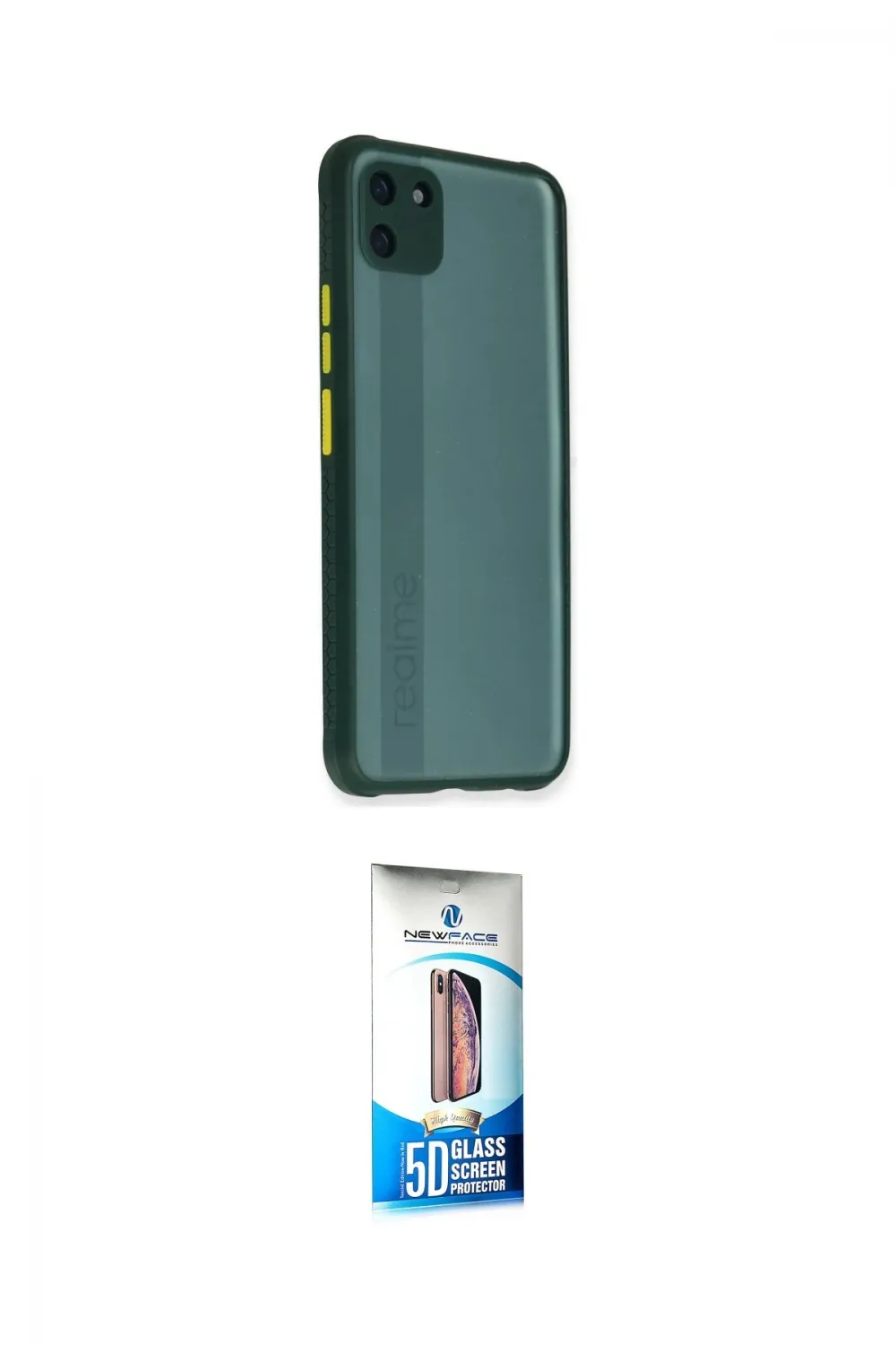 ieg™ C11 Kılıf Nova Asil Özel Seri - Siyah 5D Eko Cam Ekran Koruyucu