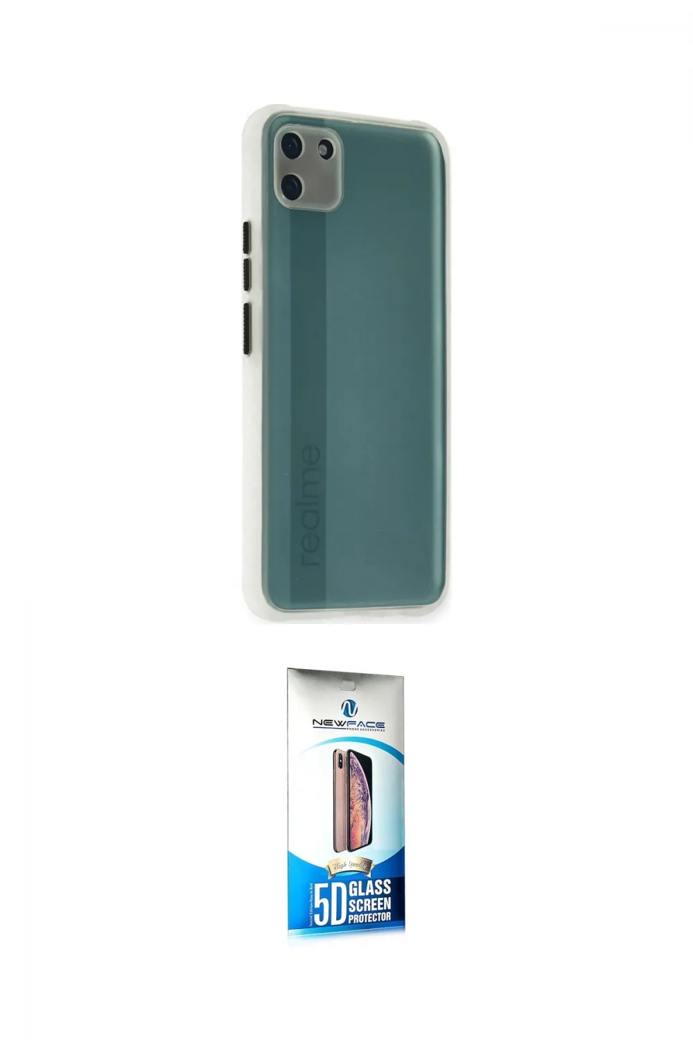 ieg™ C11 Kılıf Nova Asil Özel Seri - Siyah 5D Eko Cam Ekran Koruyucu