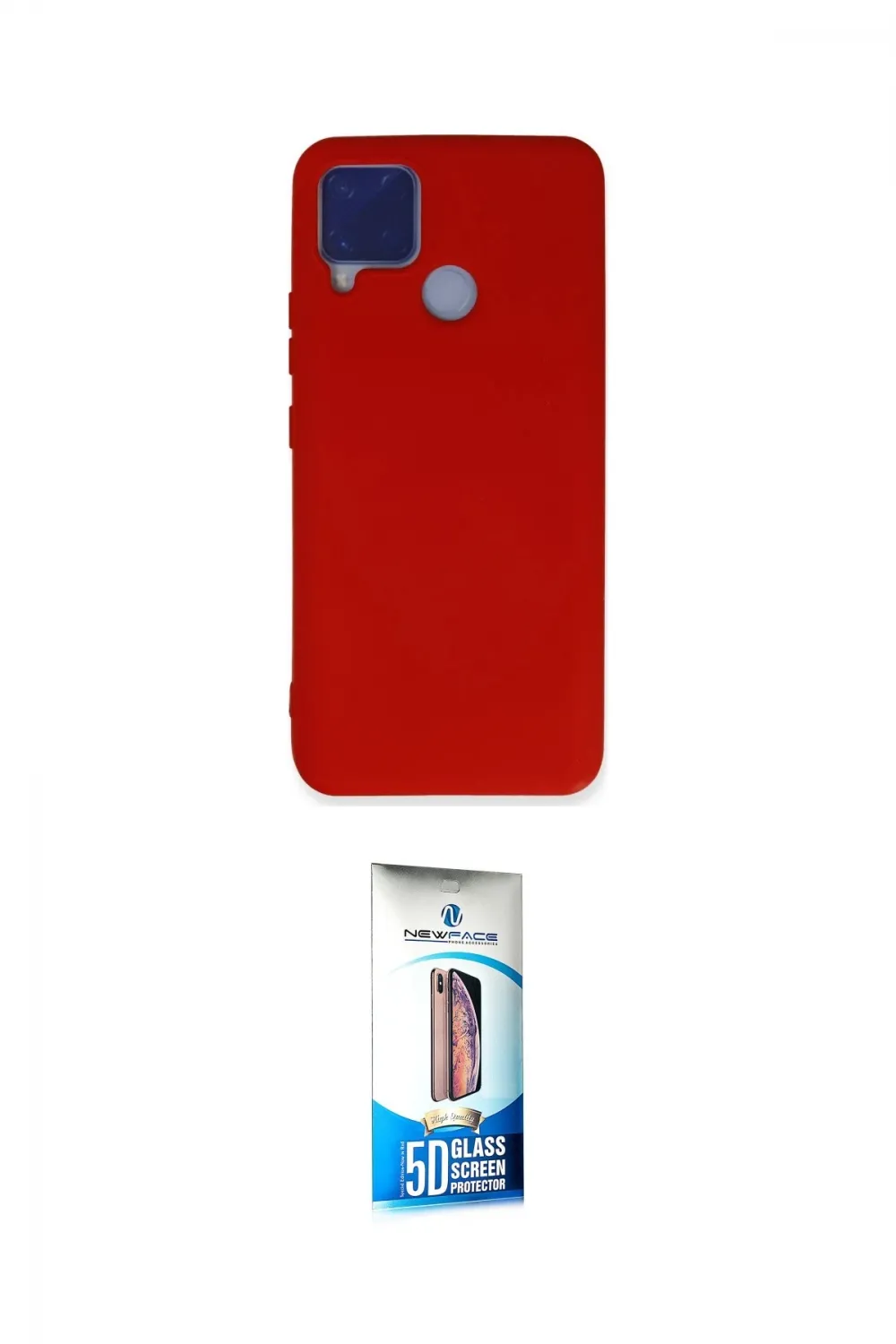 ieg™ C15 Kılıf Ahenk Serisi - Siyah 5D Eko Cam Ekran Koruyucu