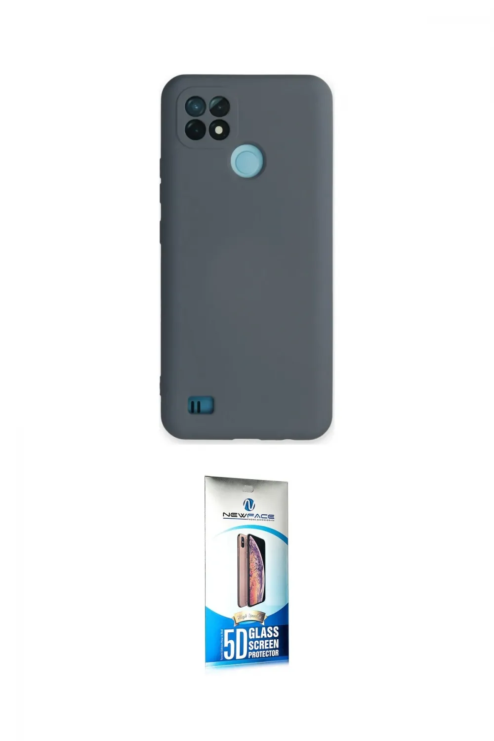 ieg™ C21 Kılıf Ahenk Serisi - Siyah 5D Eko Cam Ekran Koruyucu