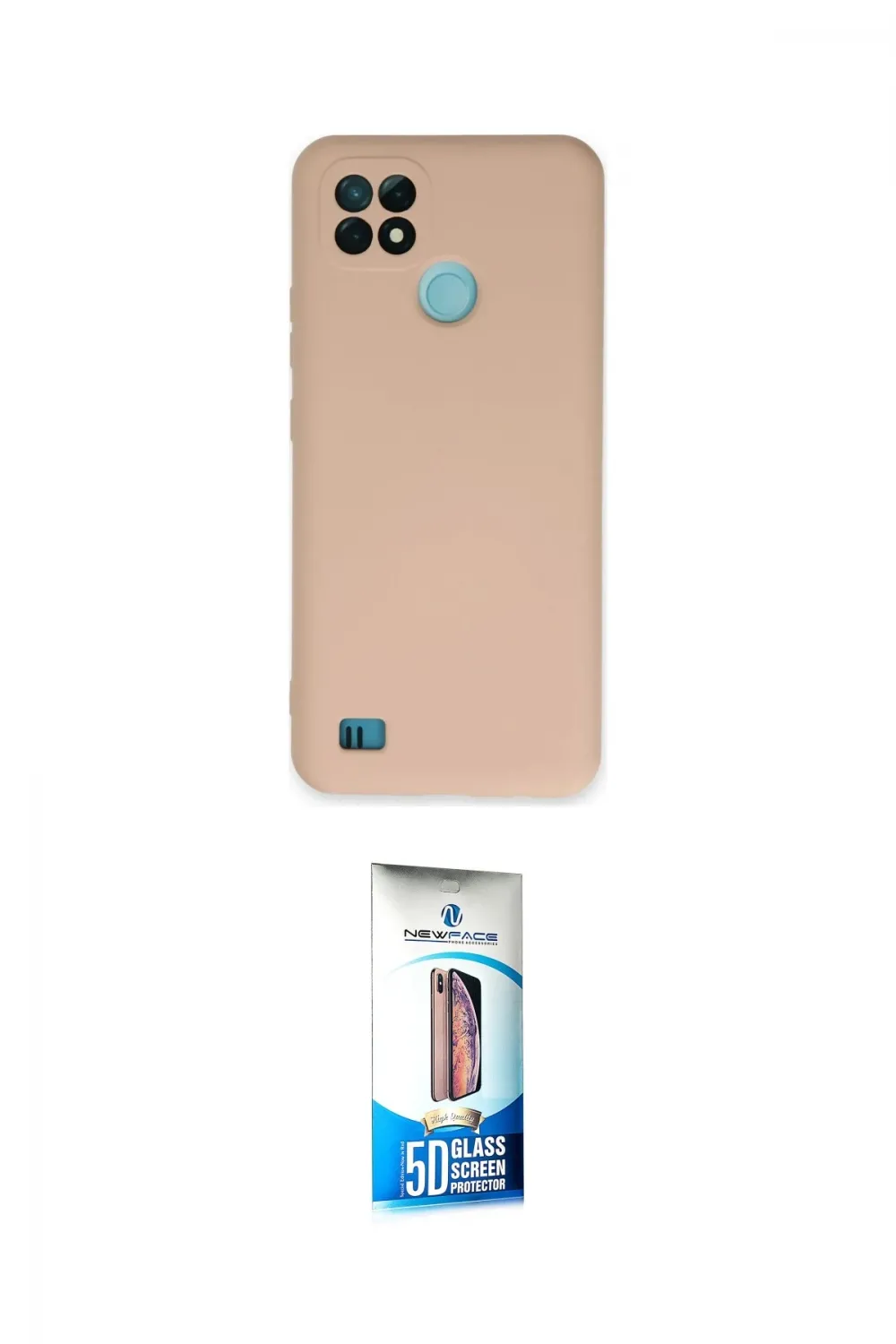 ieg™ C21 Kılıf Ahenk Serisi - Siyah 5D Eko Cam Ekran Koruyucu