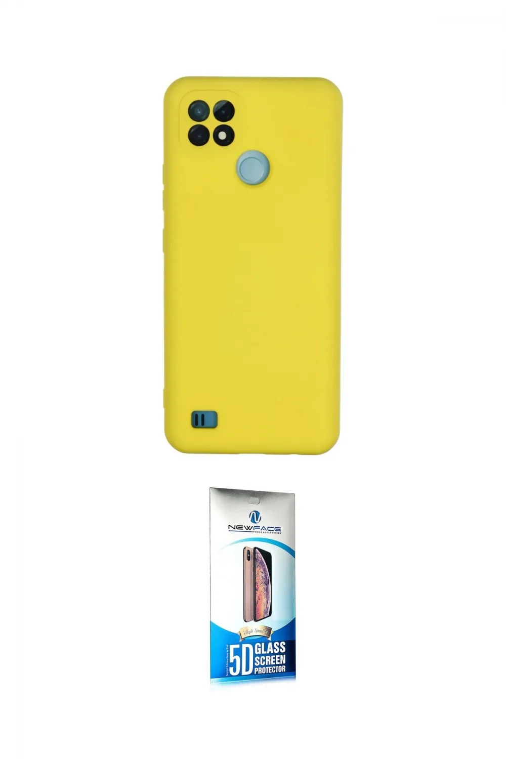 ieg™ C21 Kılıf Ahenk Serisi - Siyah 5D Eko Cam Ekran Koruyucu