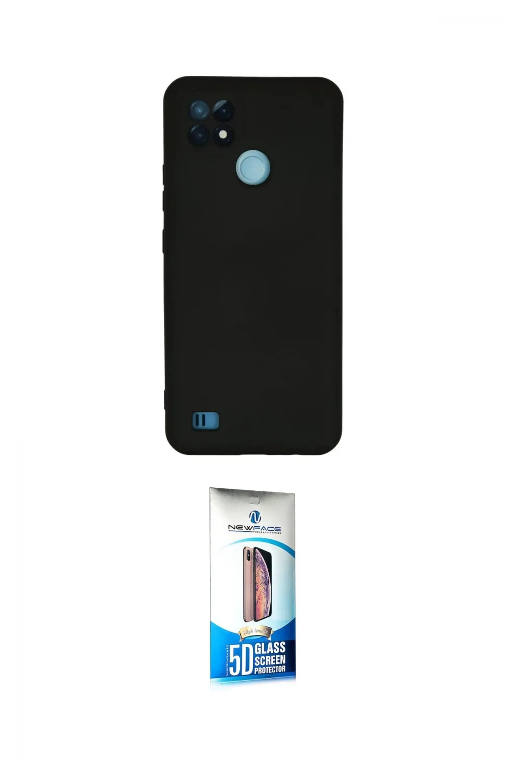 ieg™ C21 Kılıf Ahenk Serisi - Siyah 5D Eko Cam Ekran Koruyucu