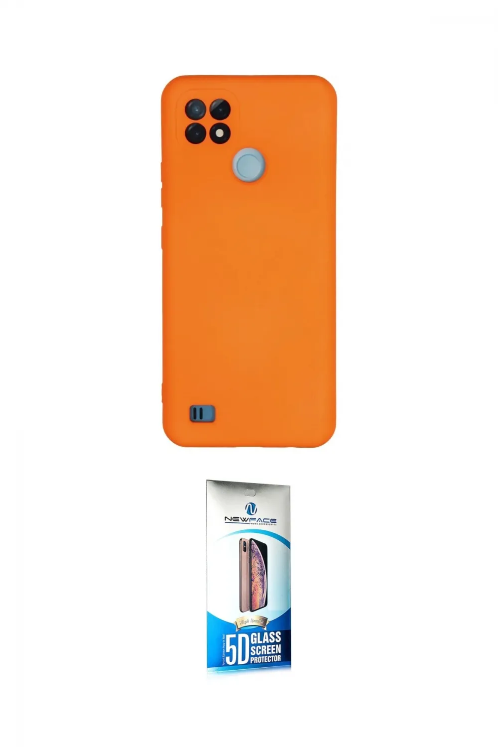 ieg™ C21 Kılıf Ahenk Serisi - Siyah 5D Eko Cam Ekran Koruyucu